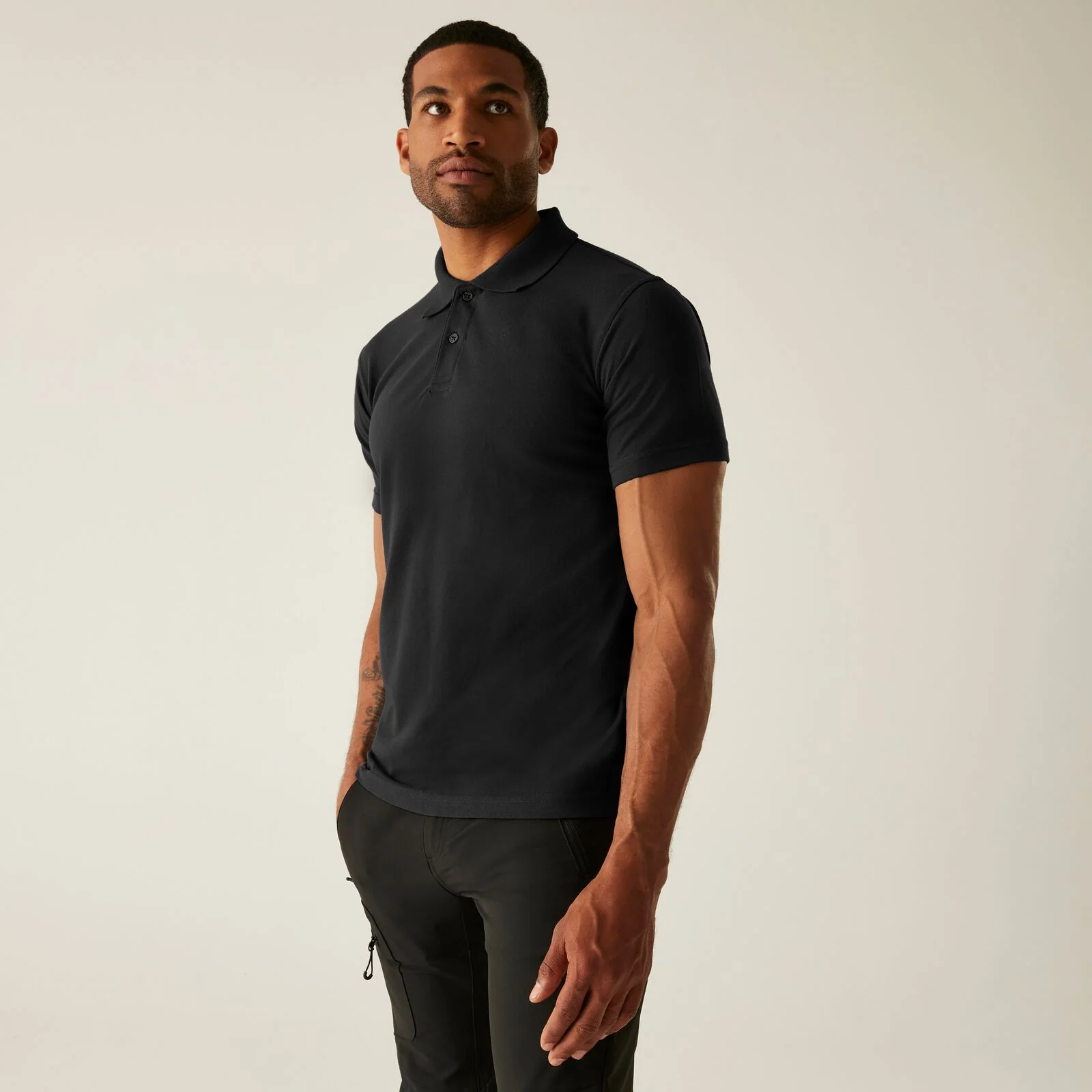 Regatta Professional Mens Pro 50/50 Pique Short Sleeve Polo Shirt - Image 9