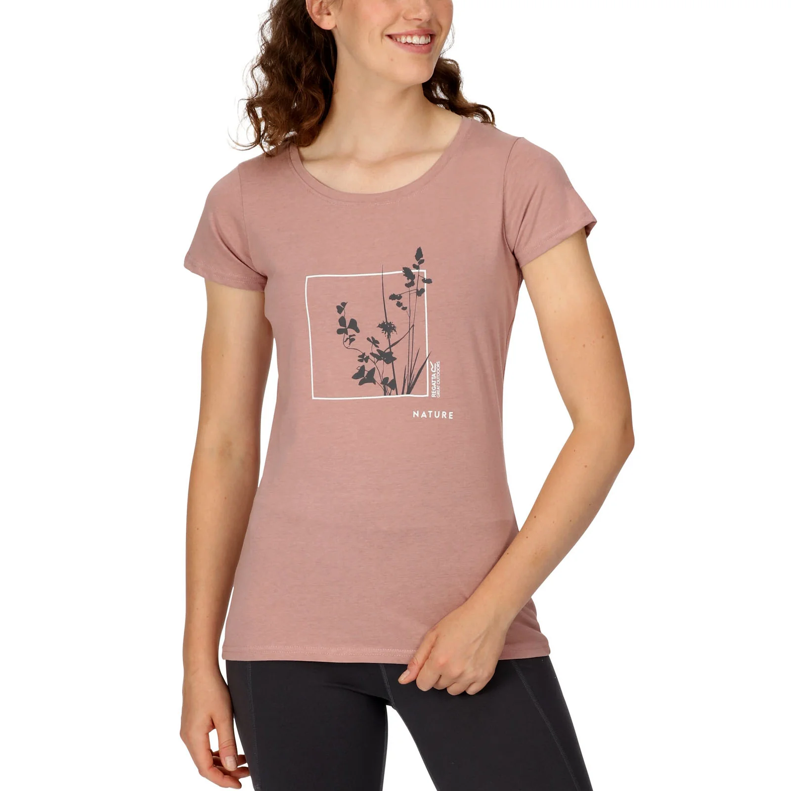 Regatta Womens Breezed III Short Sleeve Printed T-Shirt - Image 2