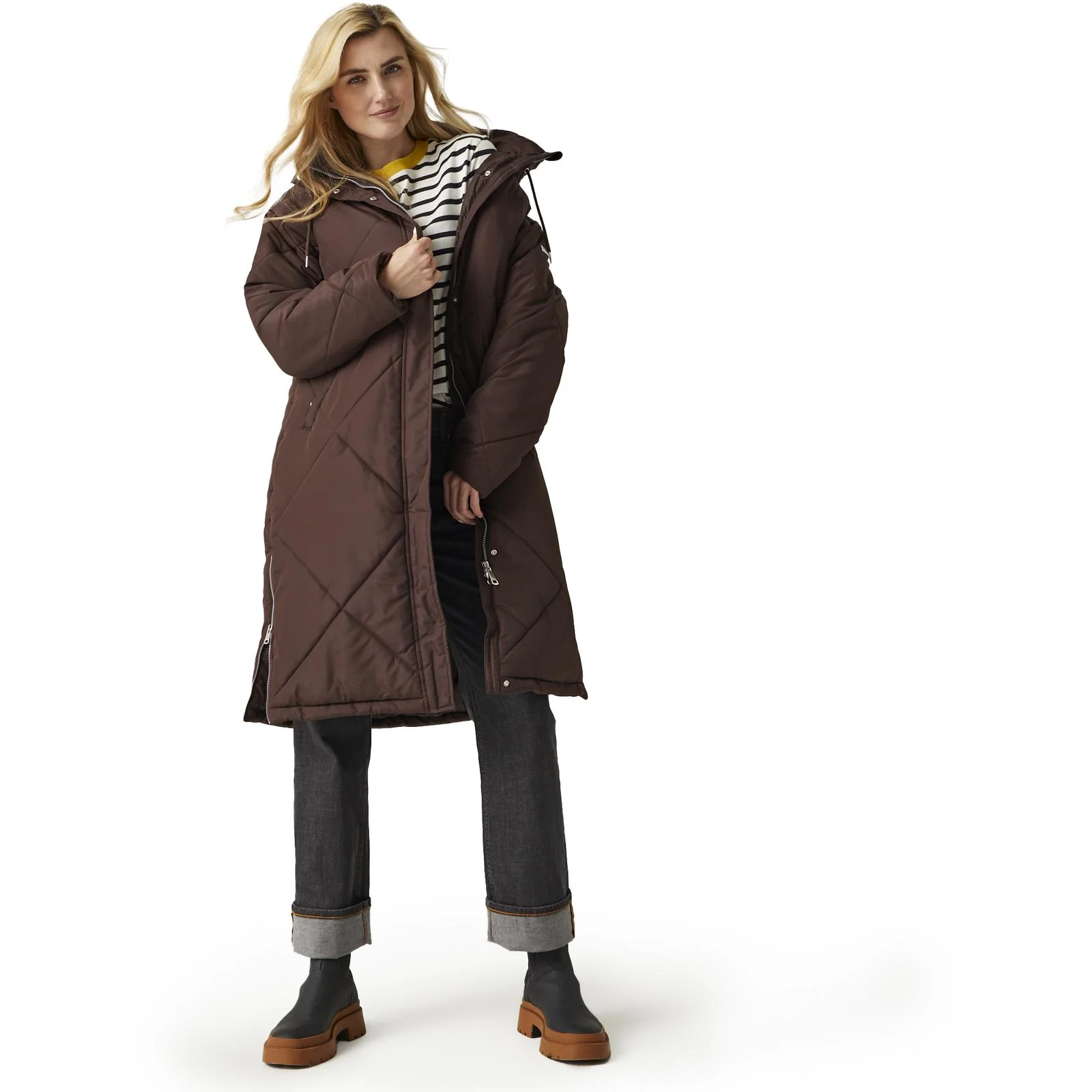 Regatta Womens Cambrie Quilted Long Jacket - Image 17