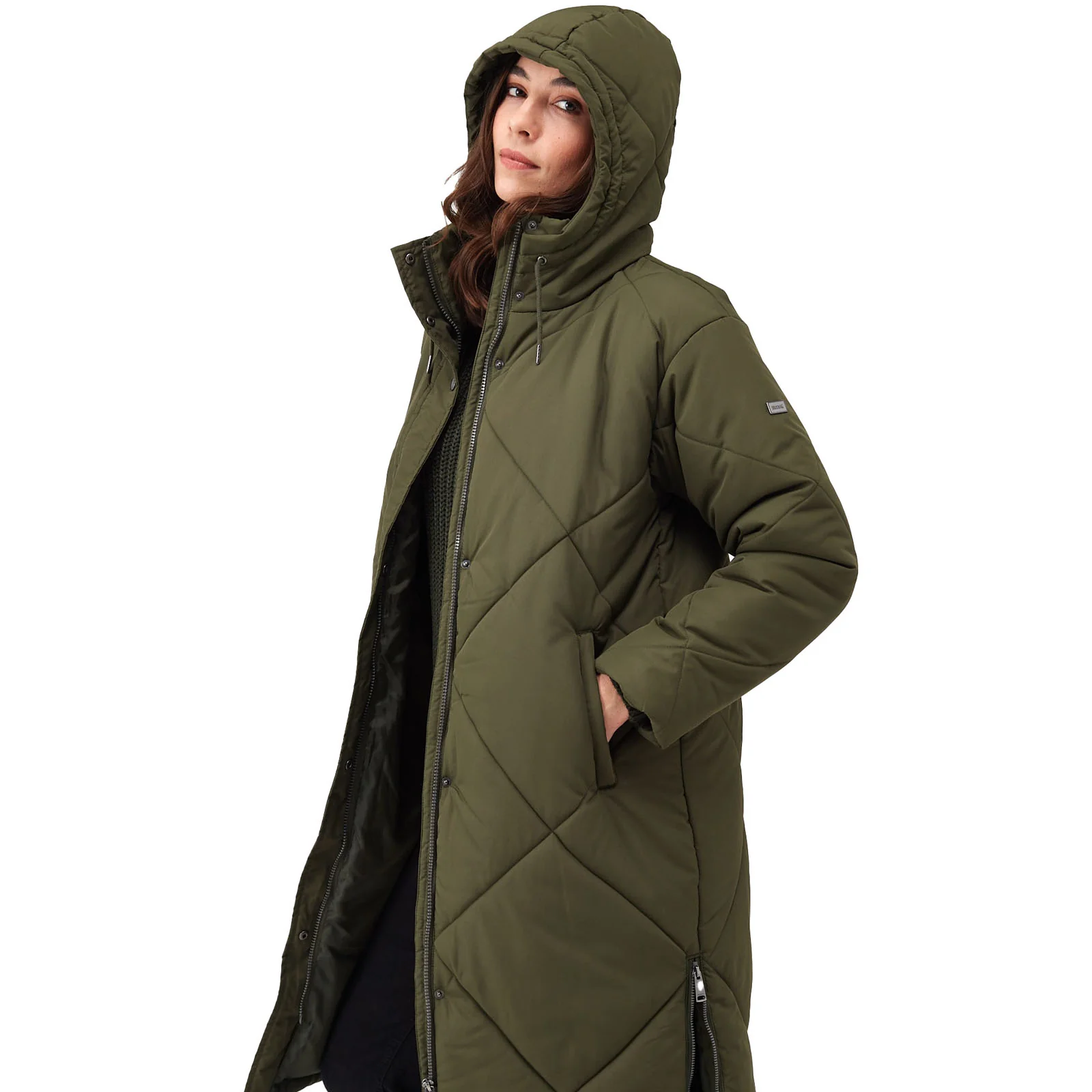 Regatta Womens Cambrie Quilted Long Jacket - Image 18