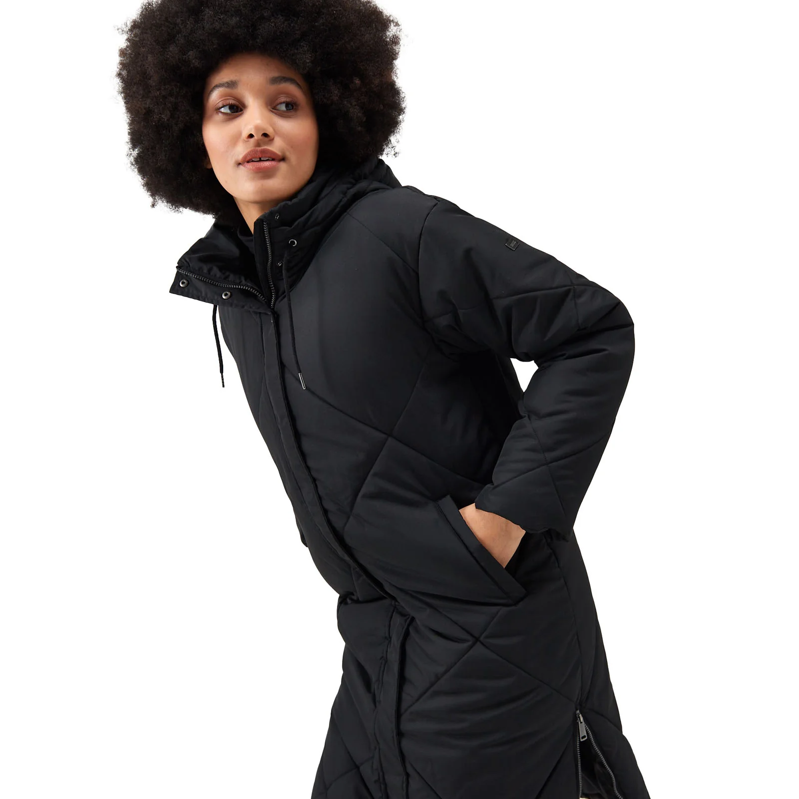 Regatta Womens Cambrie Quilted Long Jacket - Image 30