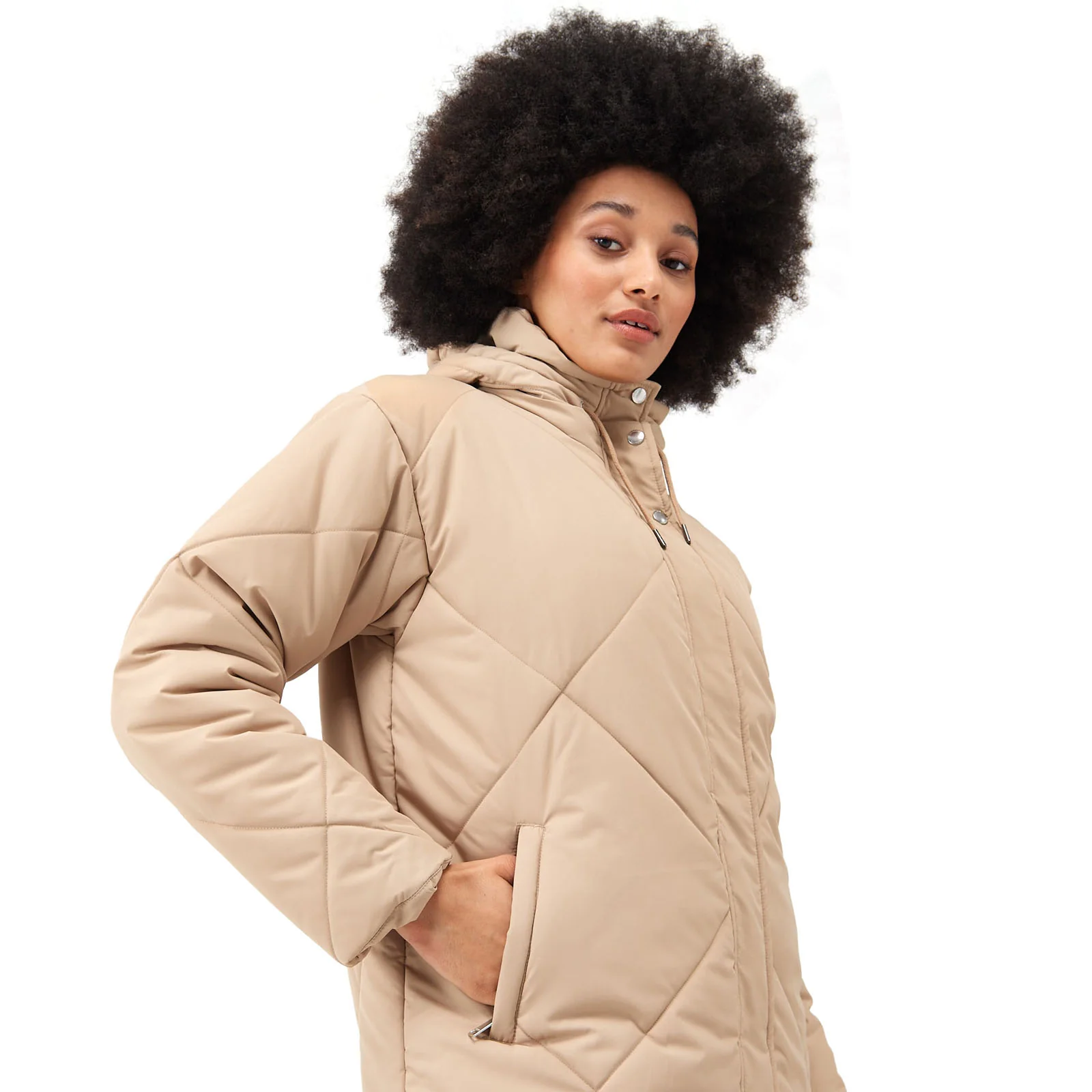 Regatta Womens Cambrie Quilted Long Jacket - Image 34