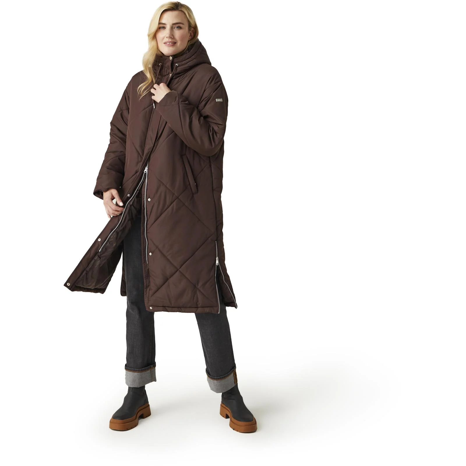 Regatta Womens Cambrie Quilted Long Jacket - Image 5