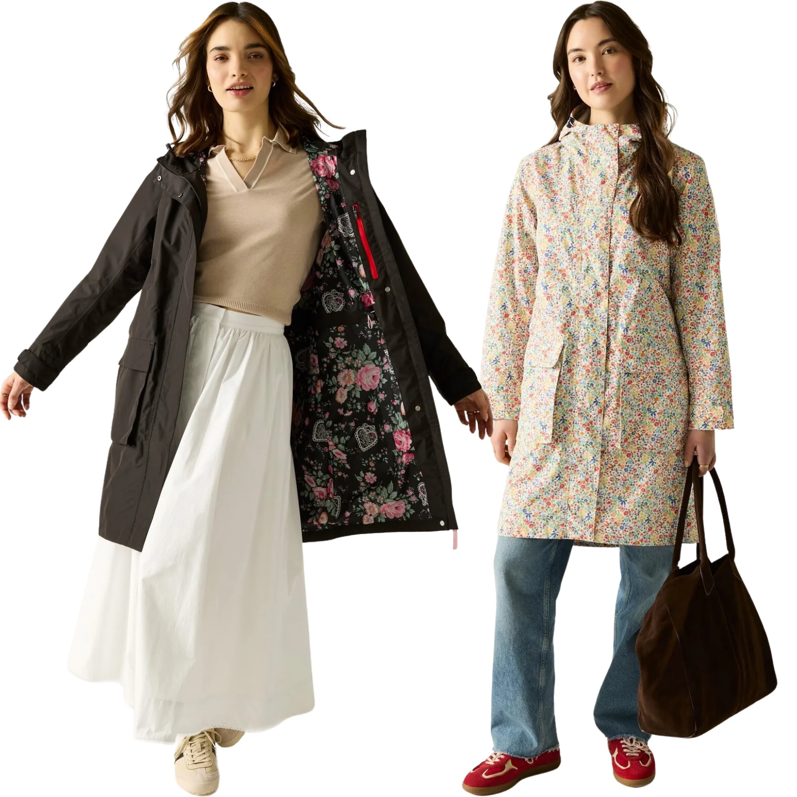 Regatta Womens Cath Kidston Long Waterproof Jacket