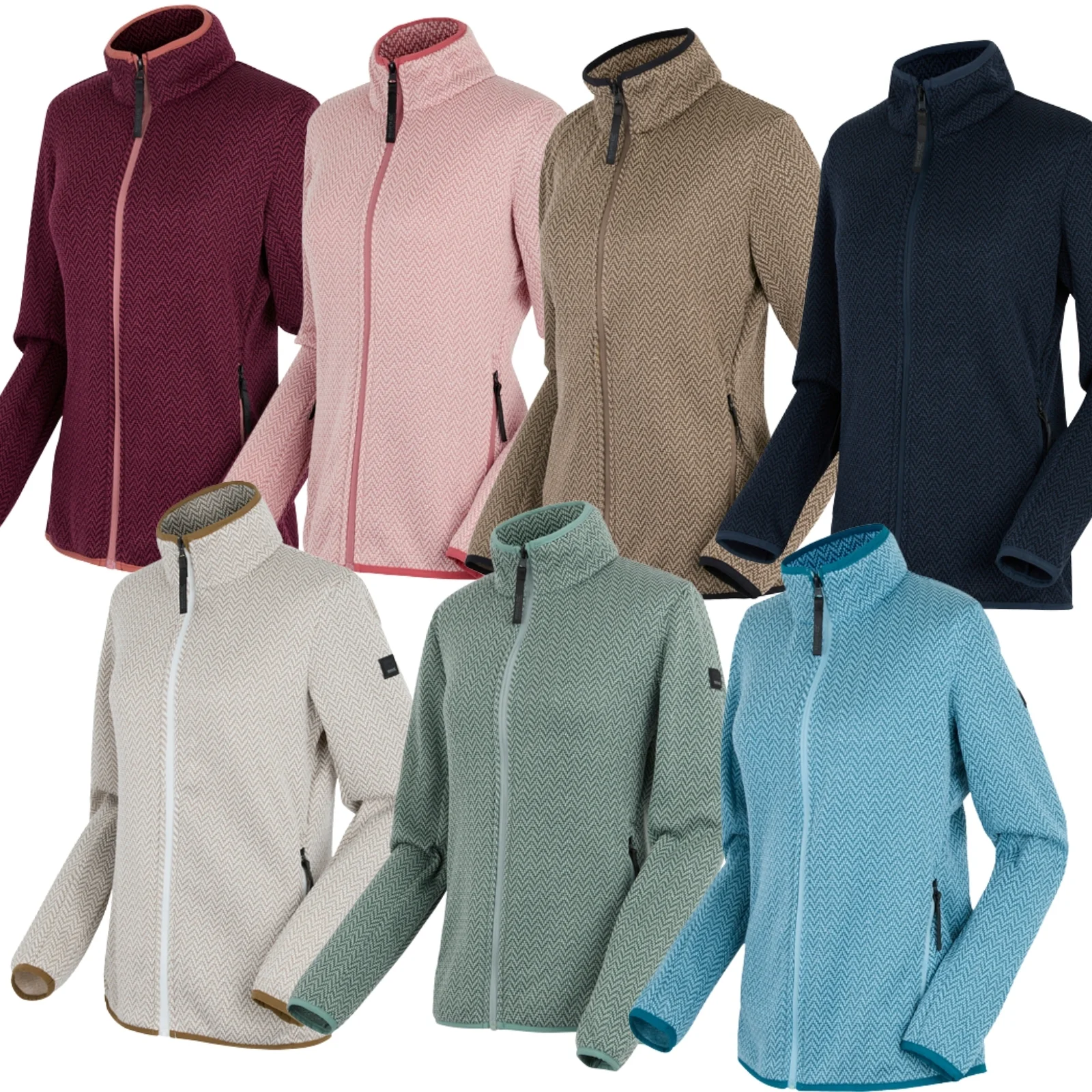 Regatta Womens Elzie Two-tone Full Zip Fleece