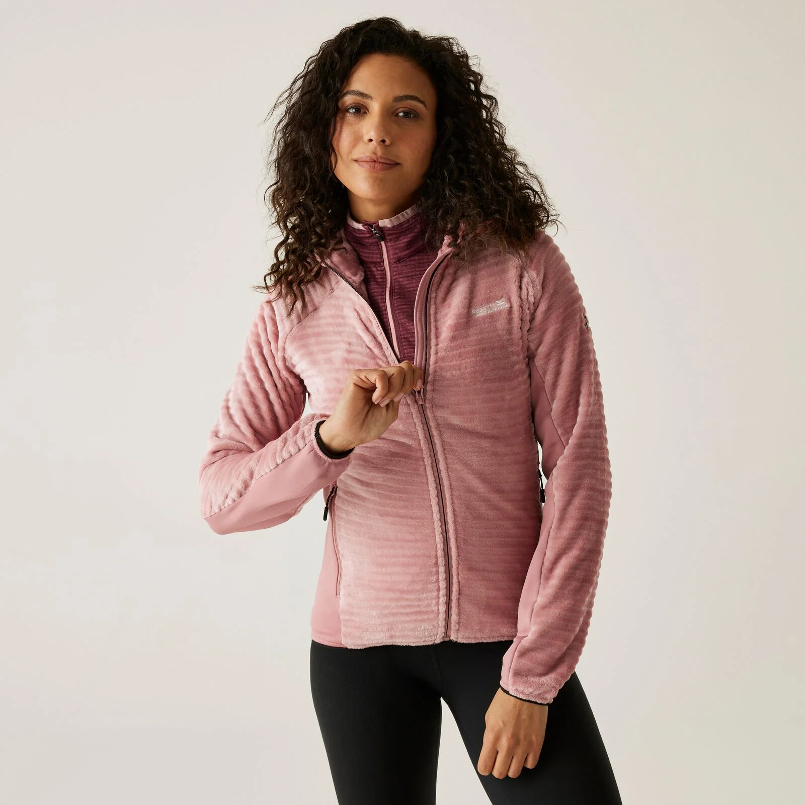 Regatta Womens Endra Hooded Stretch Full Zip Fleece - Image 4