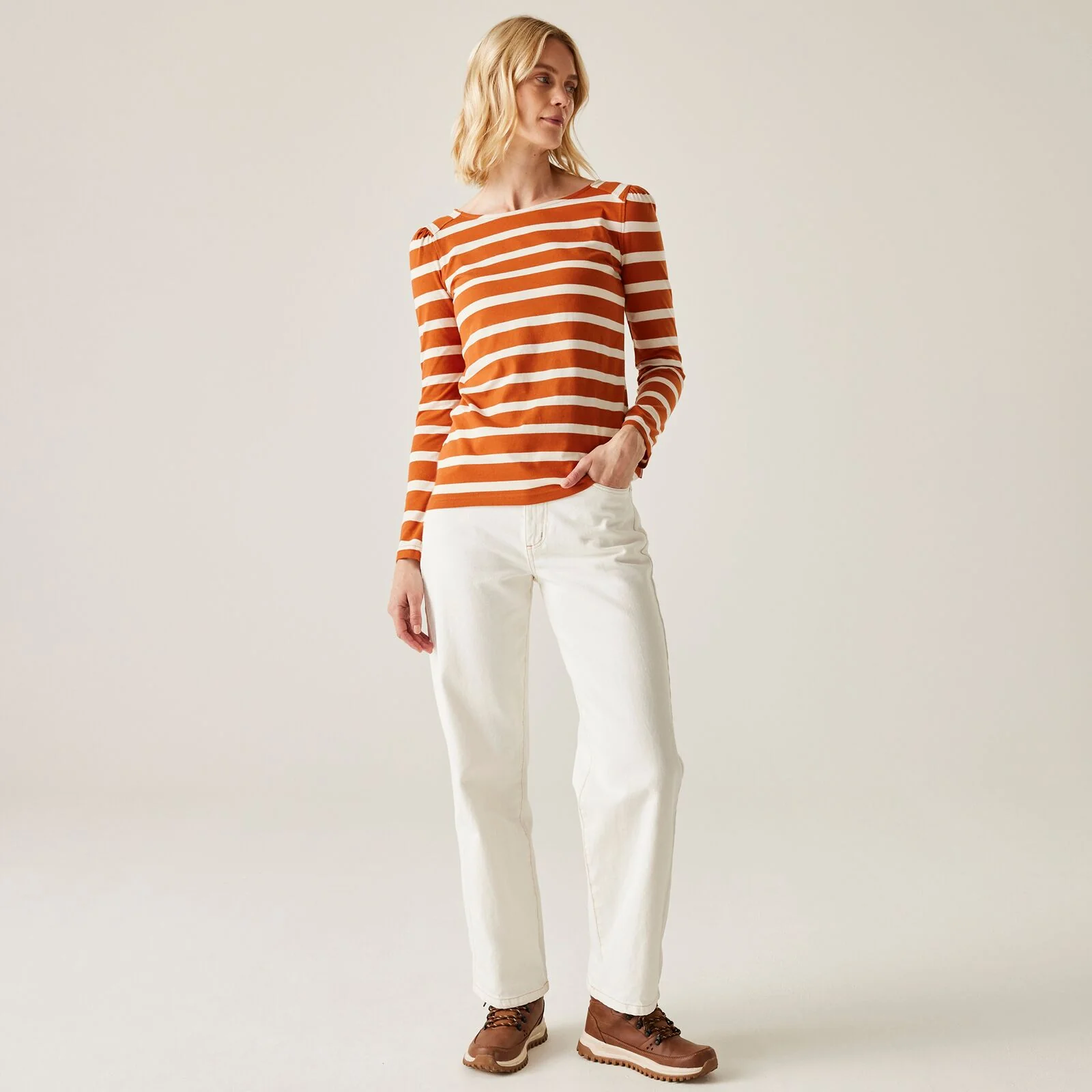 Regatta Womens Federica Striped Long Sleeve T-Shirt - Image 9