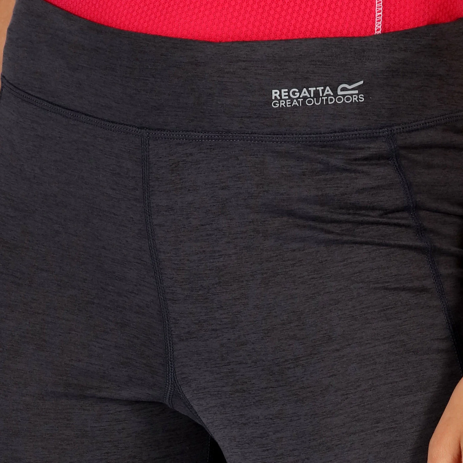 Regatta Womens Josie Gibson Holeen Leggings - Seal Grey - Image 4