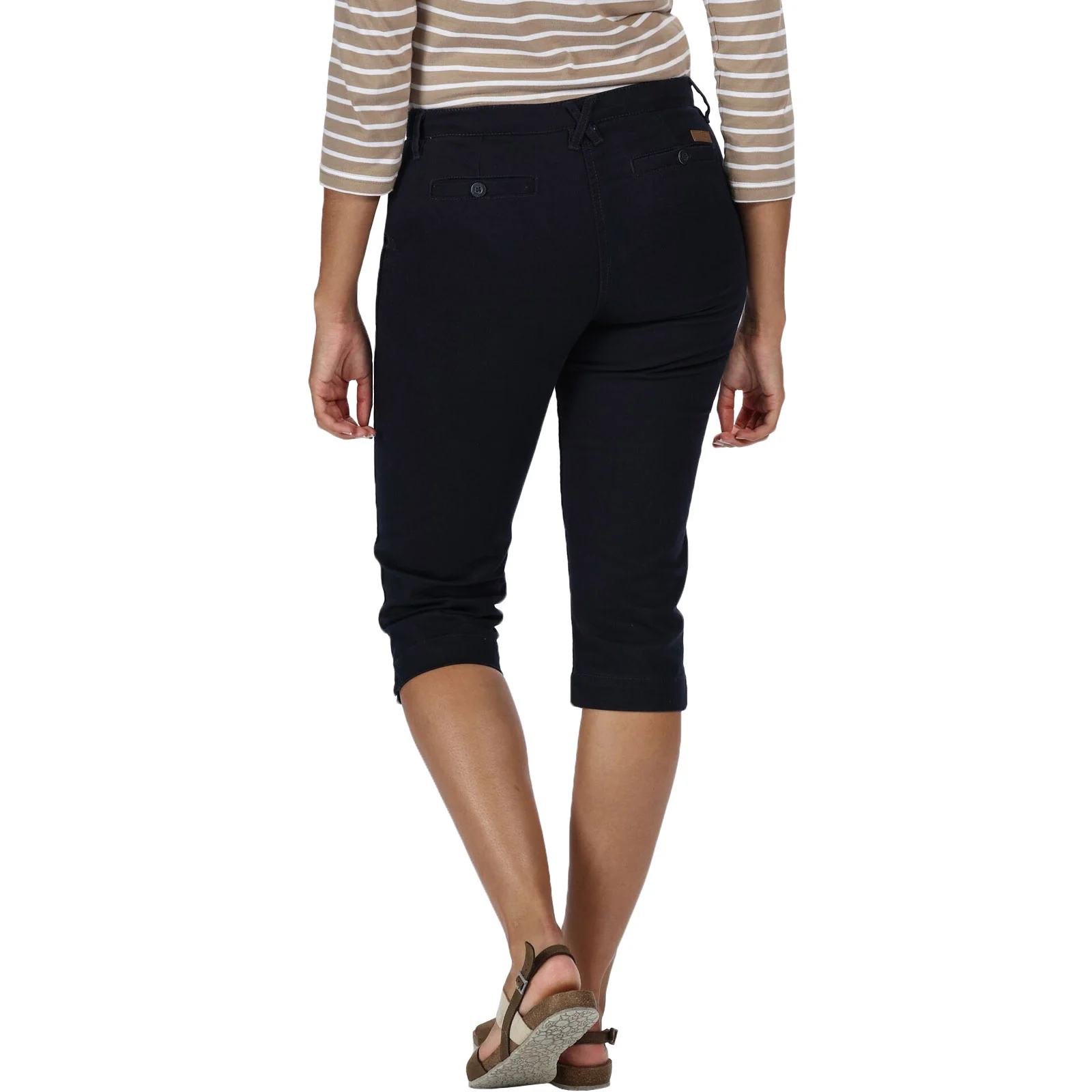 Regatta Womens Kimberley Walsh Maleena II Capri Trousers - Navy UK - Image 2