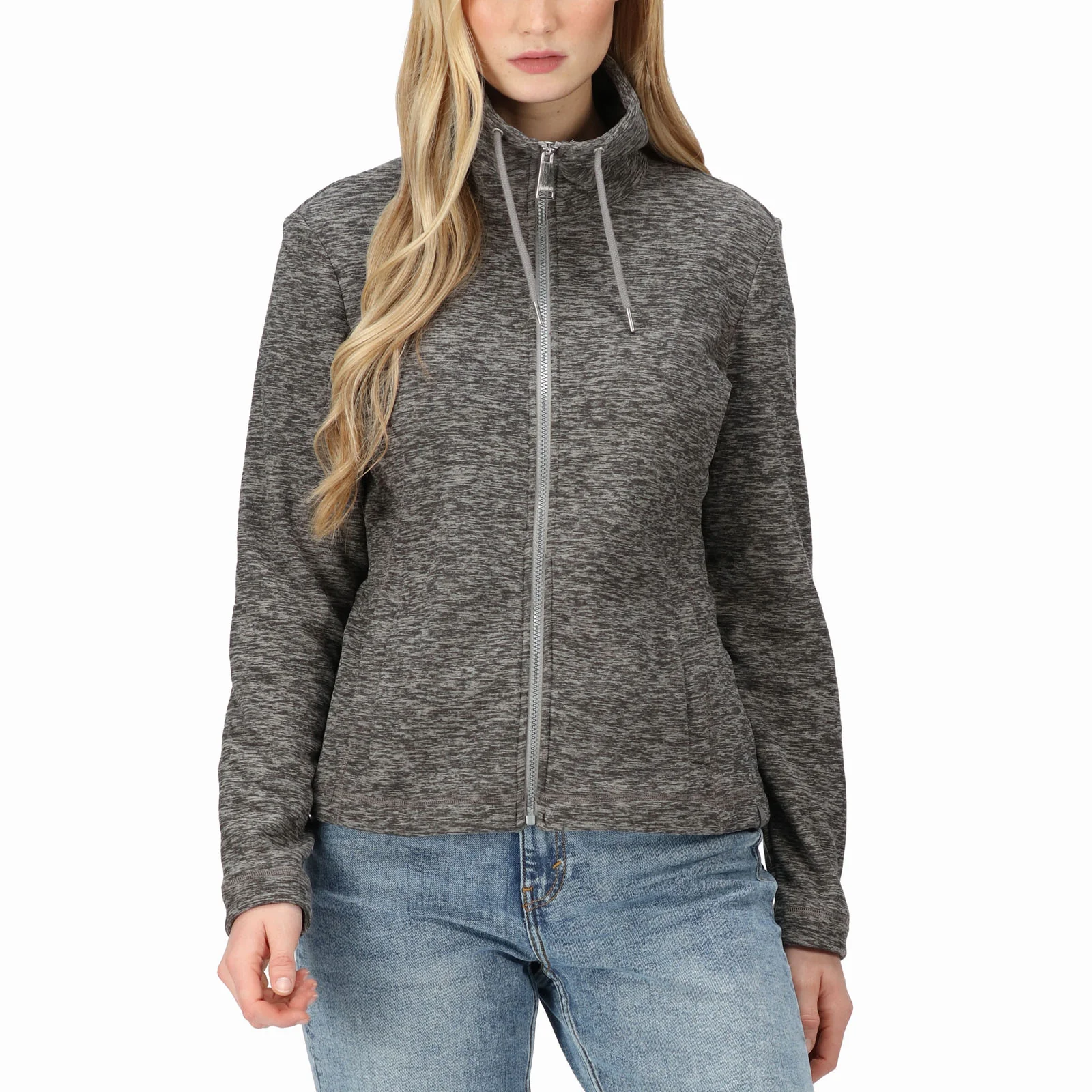 Regatta Womens Kizmitt Full Zip Fluffy Fleece Jacket - Image 2