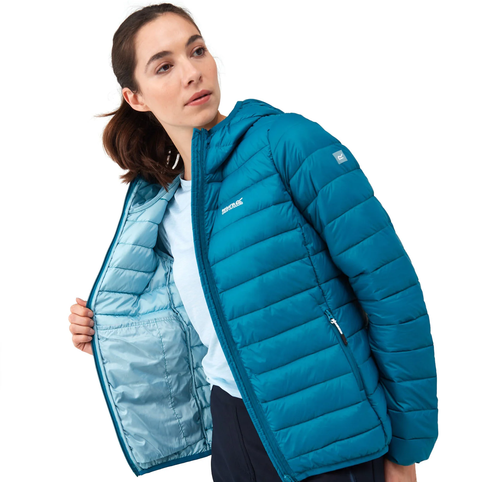 Regatta Womens Marizon Hooded Baffled Jacket Coat - Image 62