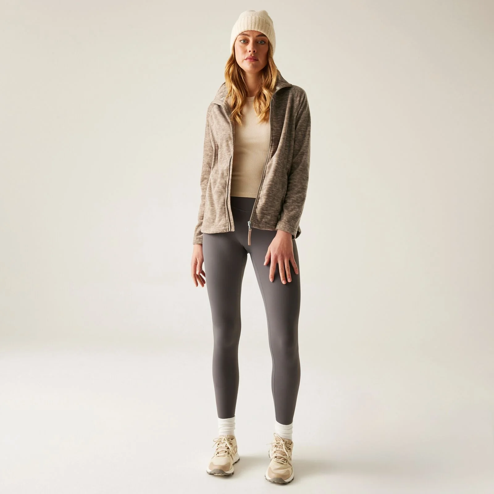 Regatta Womens Mayse Peached Marl Full Zip Fleece - Image 17
