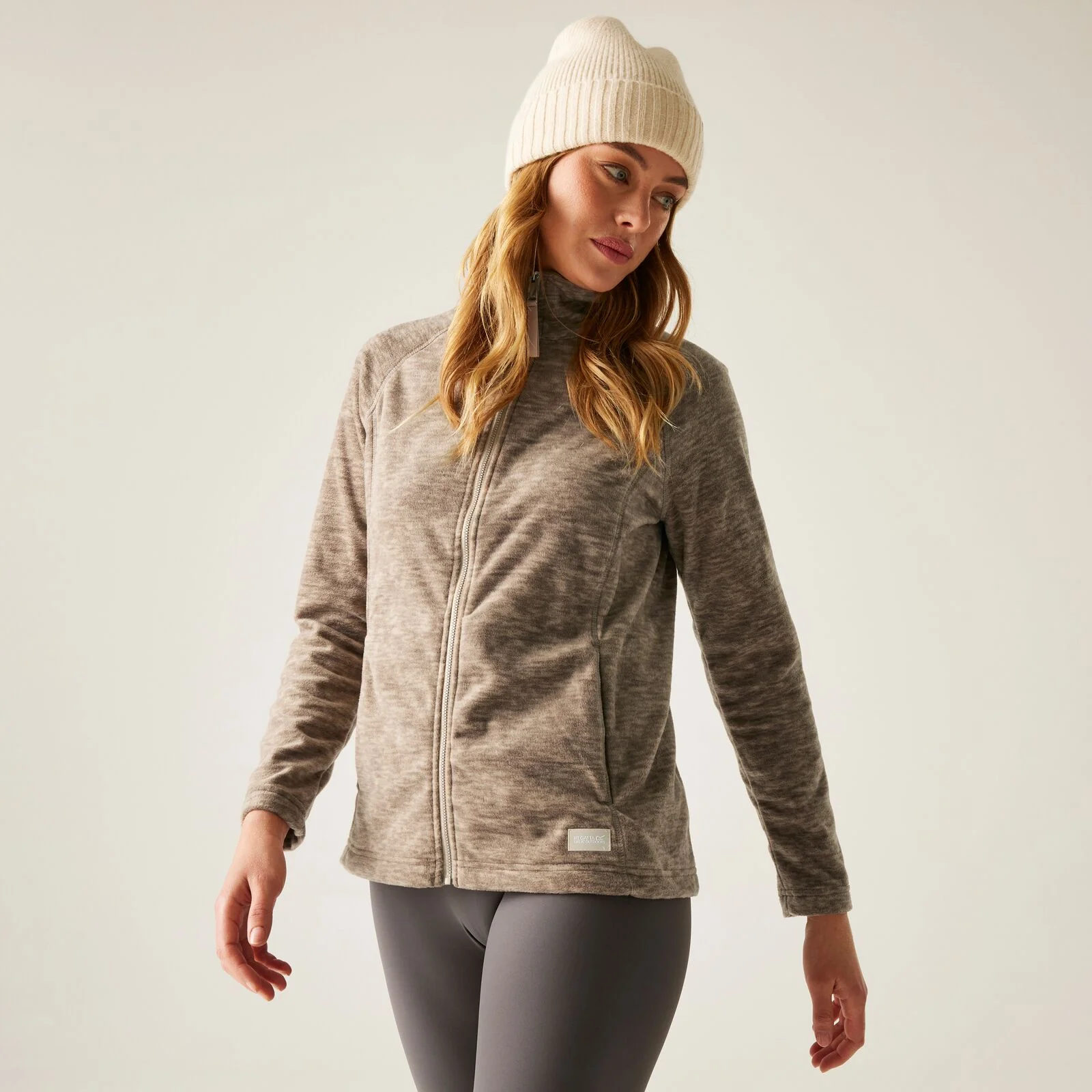 Regatta Womens Mayse Peached Marl Full Zip Fleece - Image 8