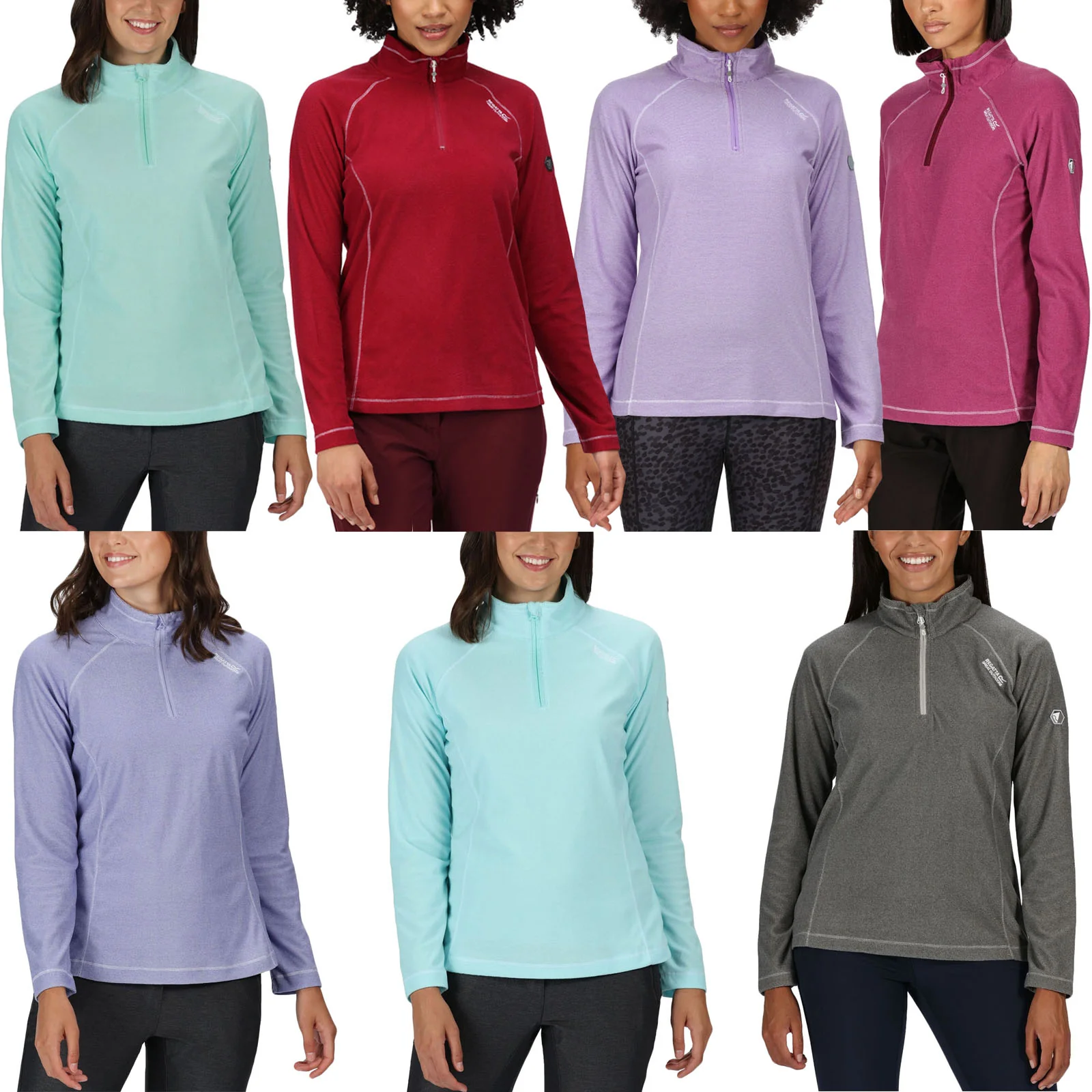 Regatta Womens Montes Lightweight Half Zip Fleece