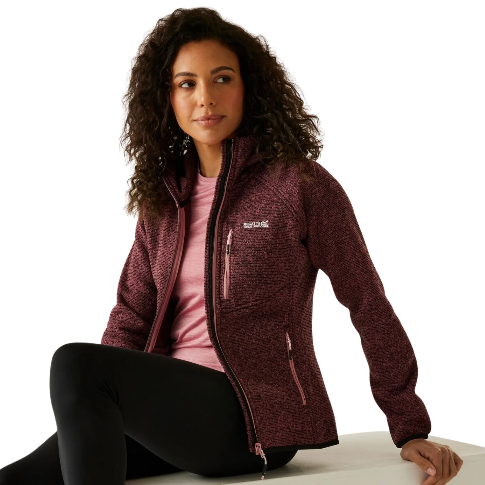 Regatta Womens Newhill Hooded Full Zip Fleece - Image 6