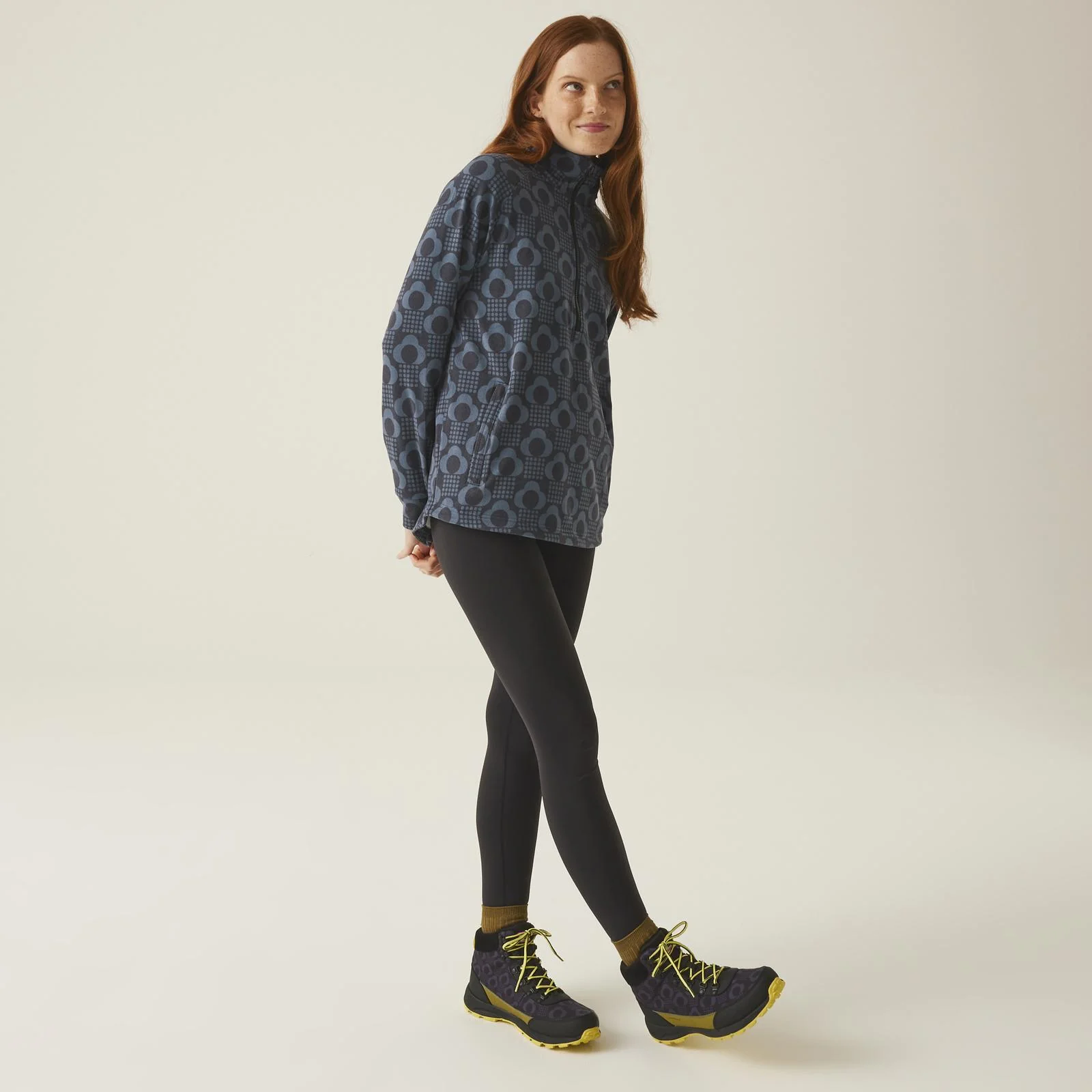 Regatta Womens Orla Kiely Half Zip Pullover Fleece - Image 6