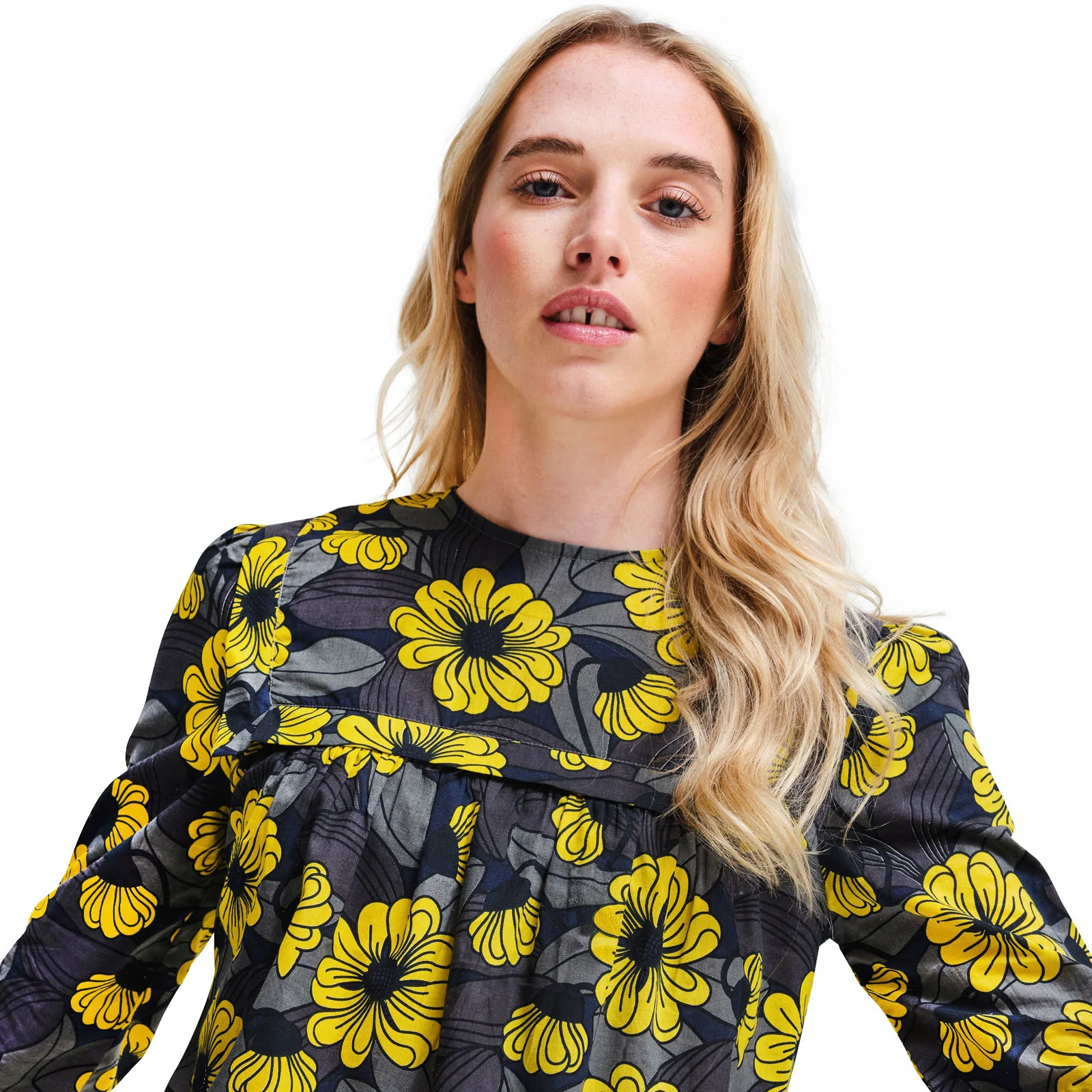Regatta Womens Orla Kiely Long Sleeve Bib Collar Blouse Top - Image 17