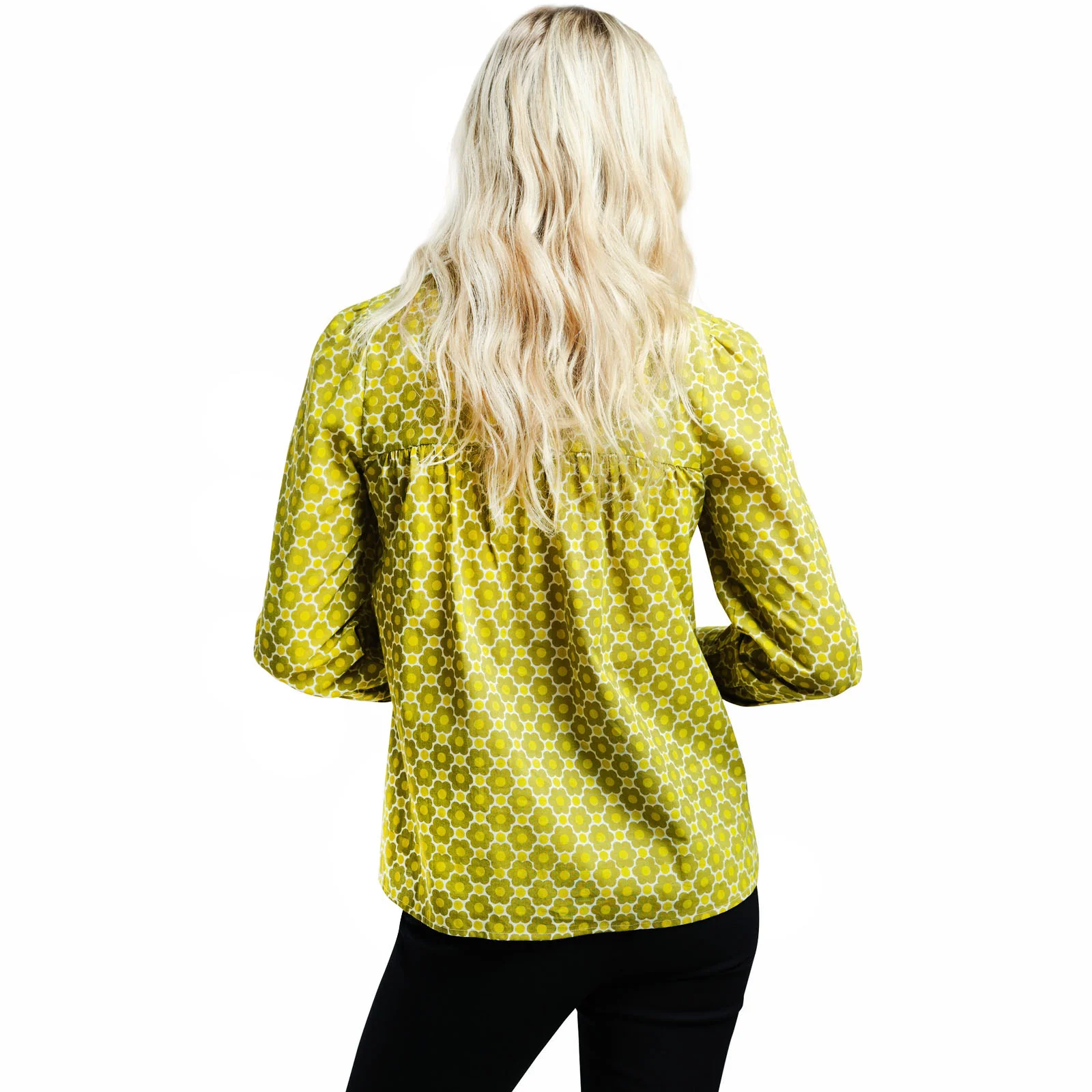 Regatta Womens Orla Kiely Long Sleeve Bib Collar Blouse Top - Image 6