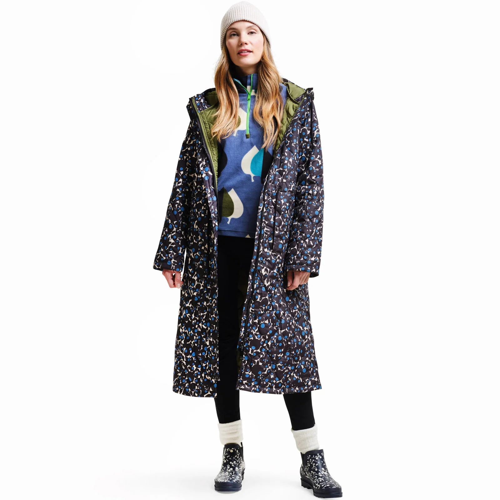 Regatta Womens Orla Kiely Longline Quilted Jacket - Image 3