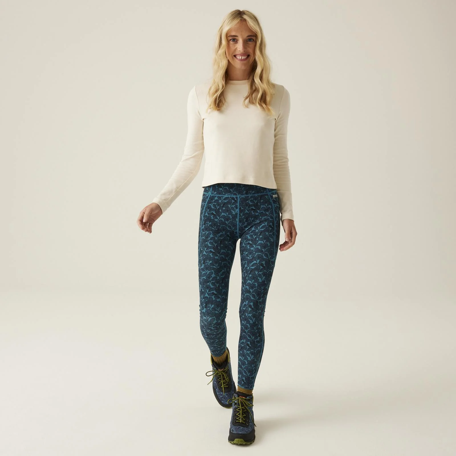 Regatta Womens Orla Kiely Patterned Moisture Wicking Gym Leggings - Image 7