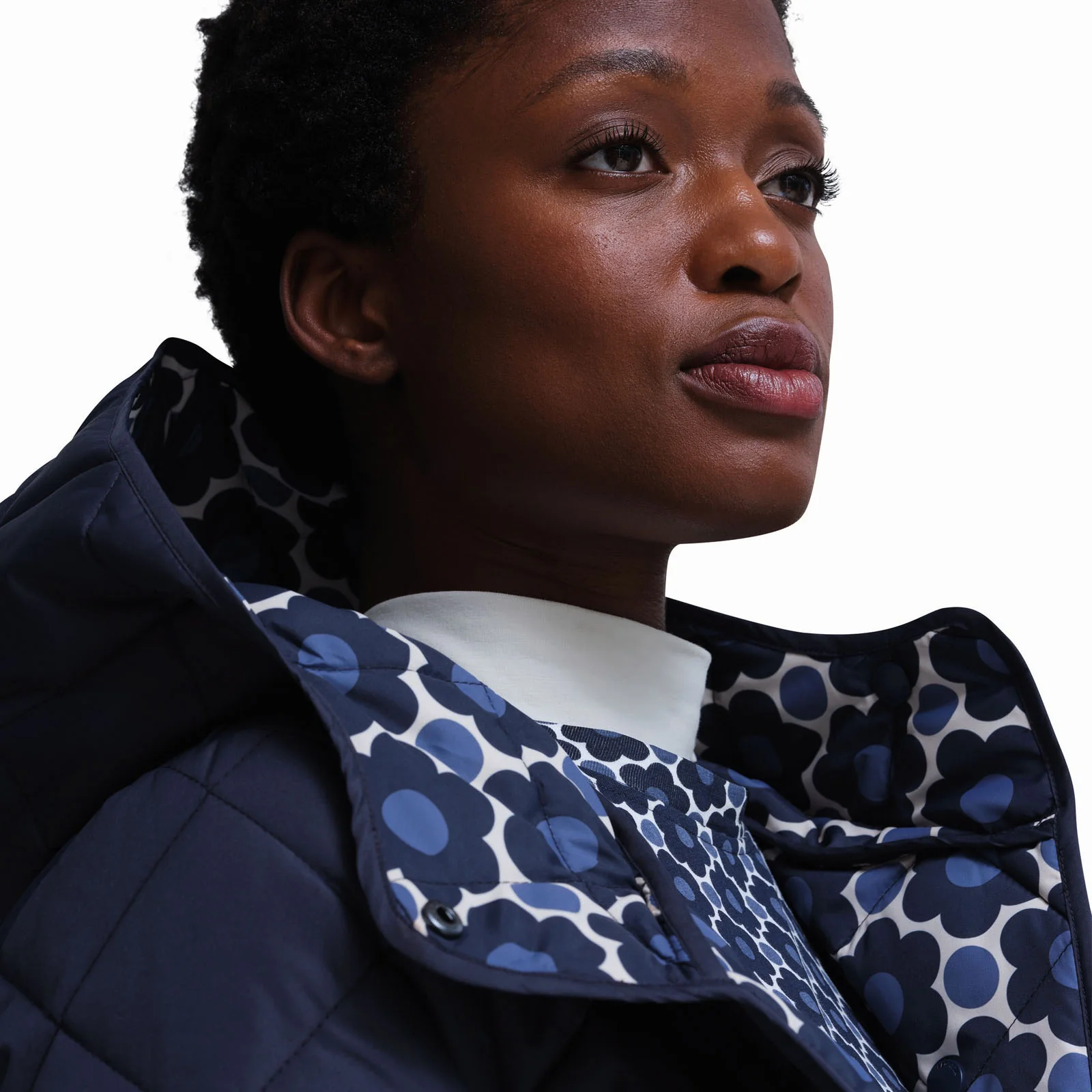 Regatta Womens Orla Kiely Quilted Midi Reversible 2-in-1 Jacket - Image 24