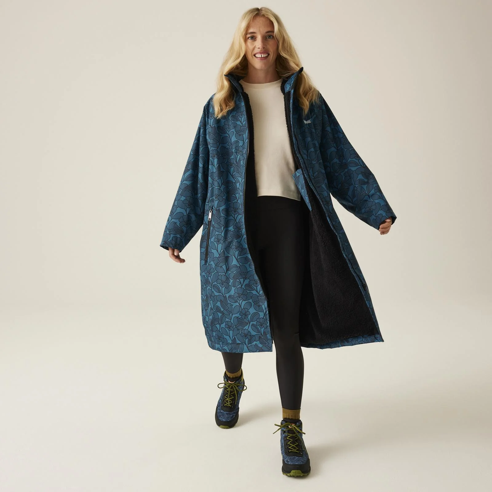 Regatta Womens Orla Kiely Waterproof Fleece Lined Changing Robe - Image 58