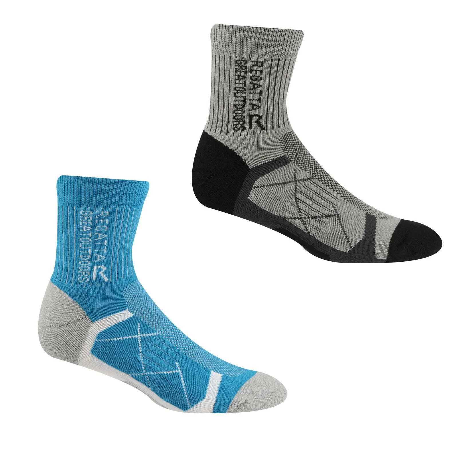 Regatta Womens Outdoor Active 2 Pack Walking Socks - Image 2