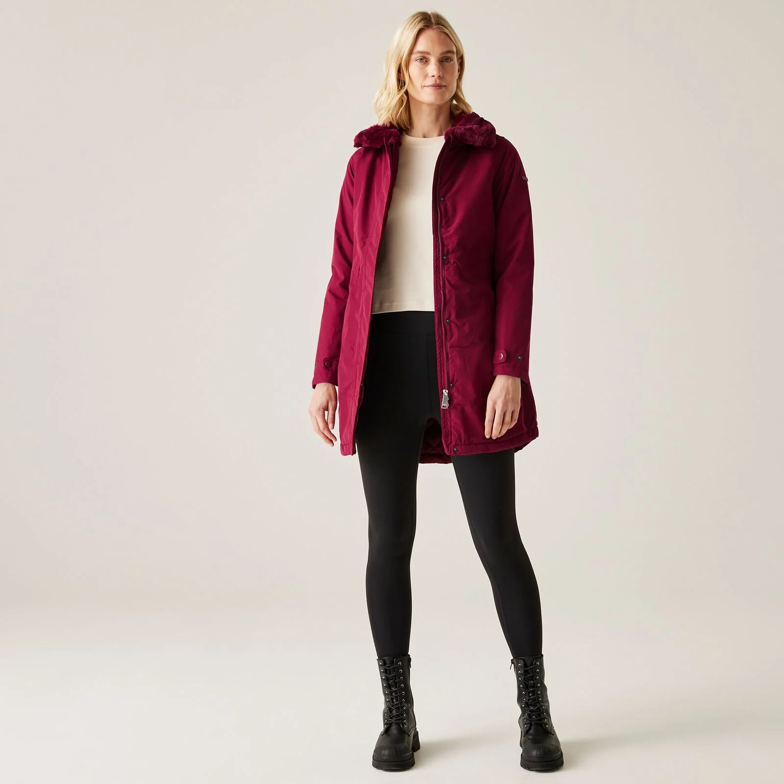 Regatta Womens Renata Fur Collar Parka Jacket - Image 3