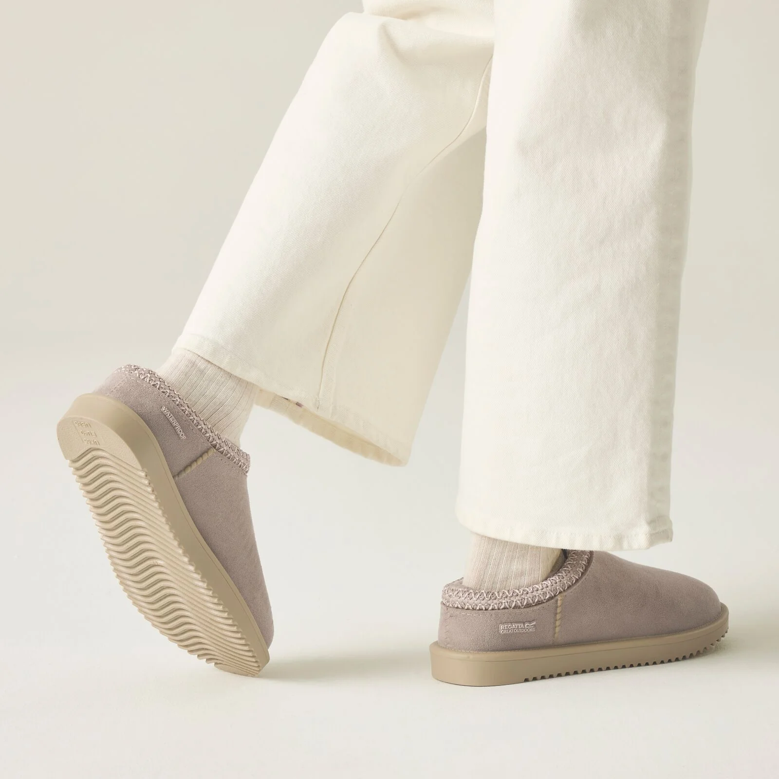 Regatta Womens Risley Fur Lined Waterproof Flat Mules - Image 10
