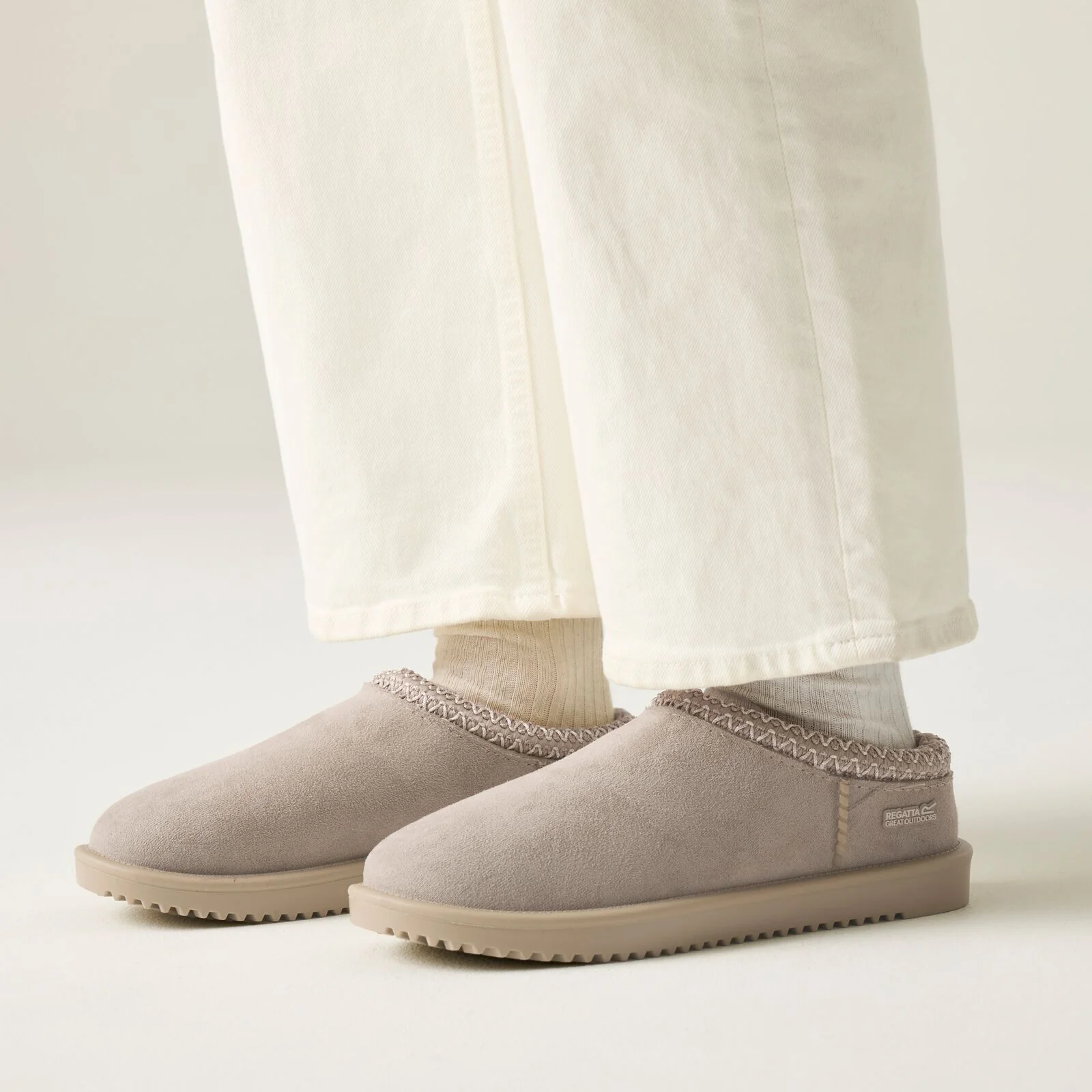 Regatta Womens Risley Fur Lined Waterproof Flat Mules - Image 5