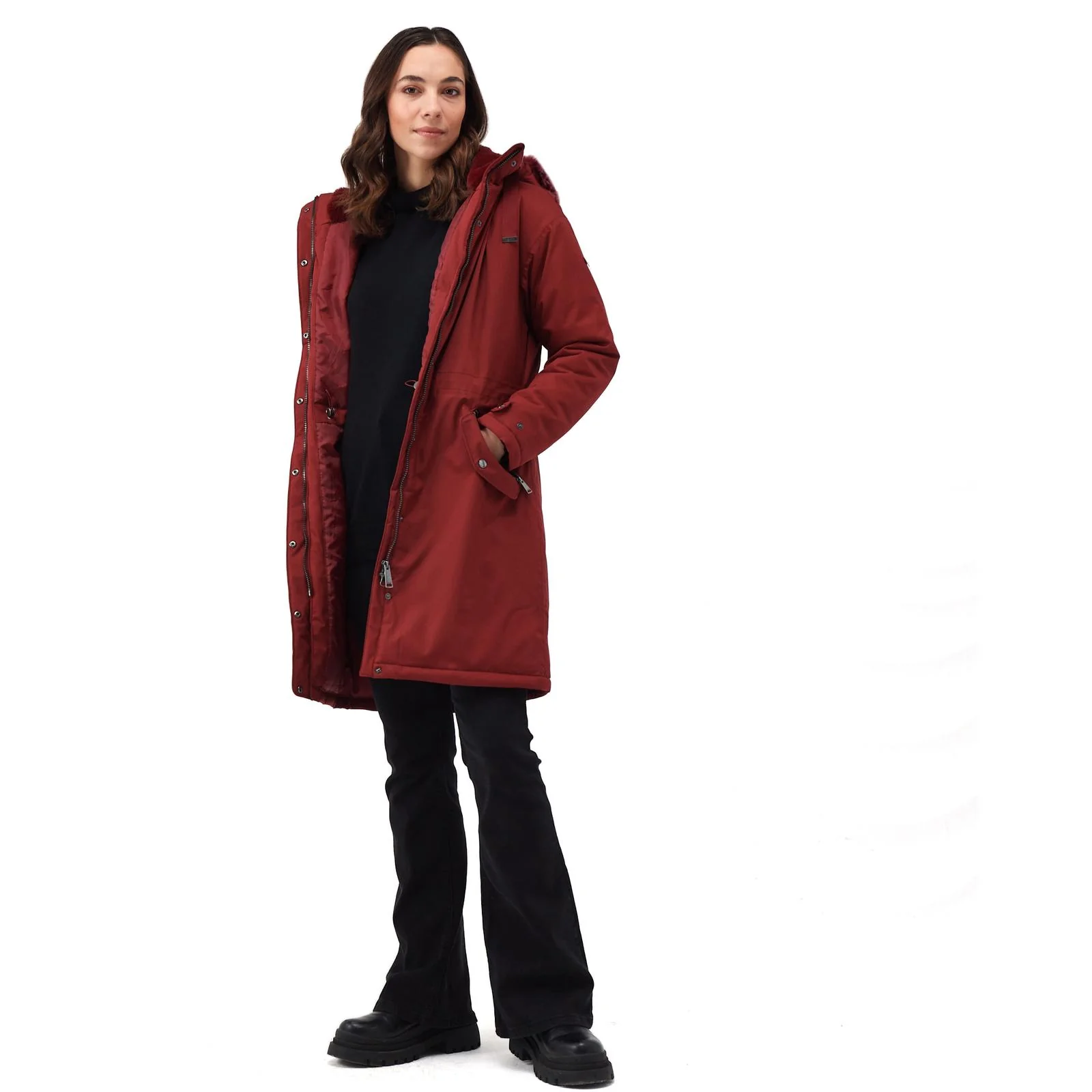 Regatta Womens Giovanna Fletcher Samaria Waterproof Jacket - Black - Image 19