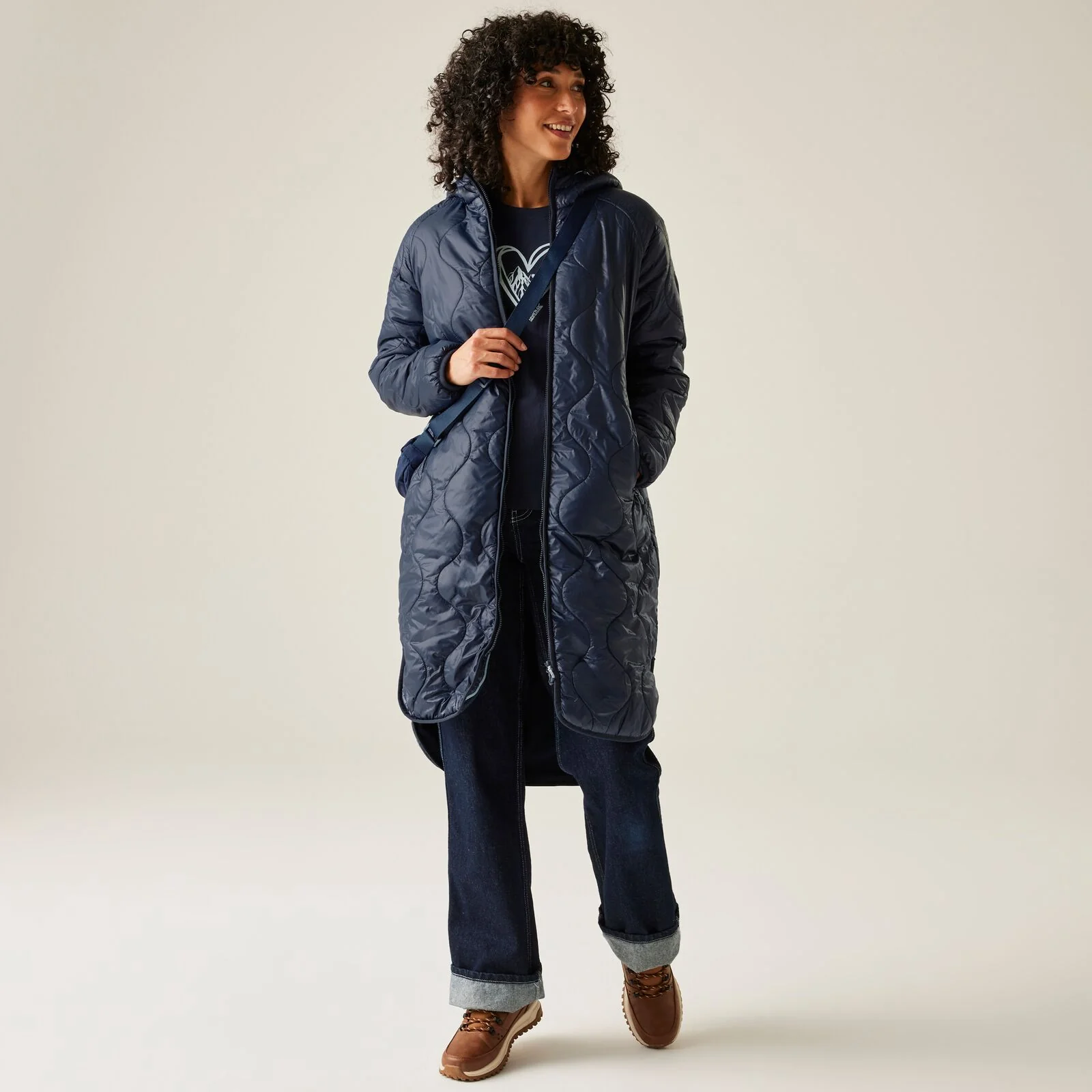 Regatta Womens Triea Quilted Longline Padded Jacket - Image 3