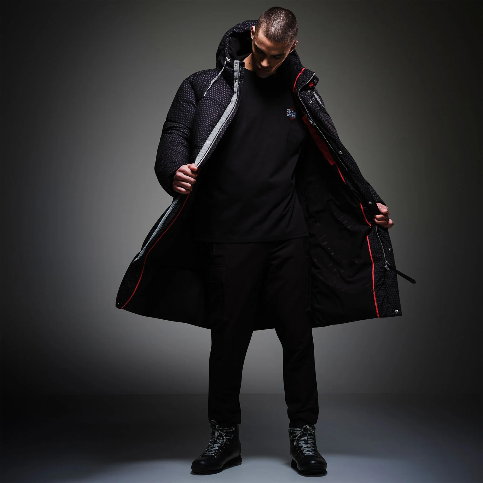 Regatta x Christian Lacroix Gordes Baffled Water Repellent Jacket - Black - Image 3