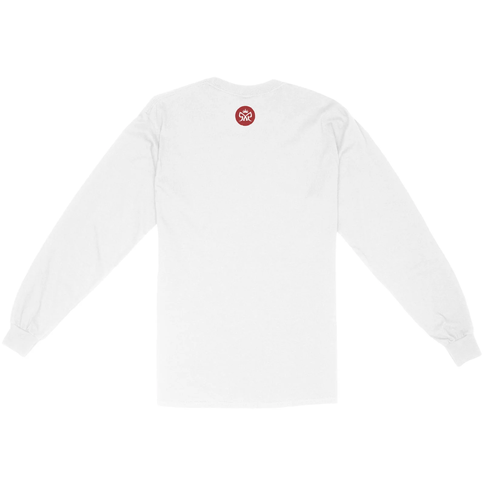 Rietveld Mens Script Crew Neck Sweatshirt - White - Image 2
