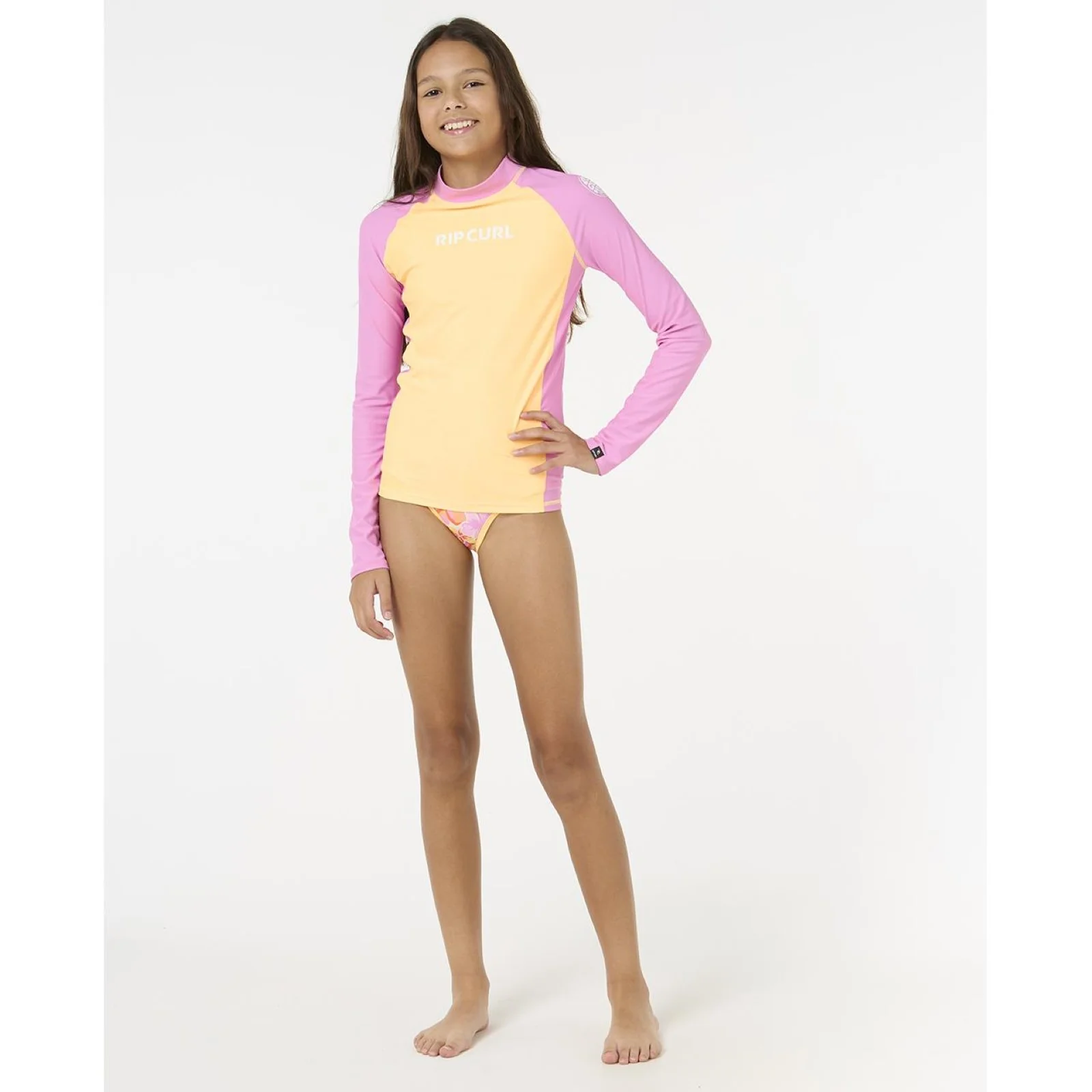 Rip Curl Kids Classic Surf UPF 50 Long sleeve Rash Vest - Image 10