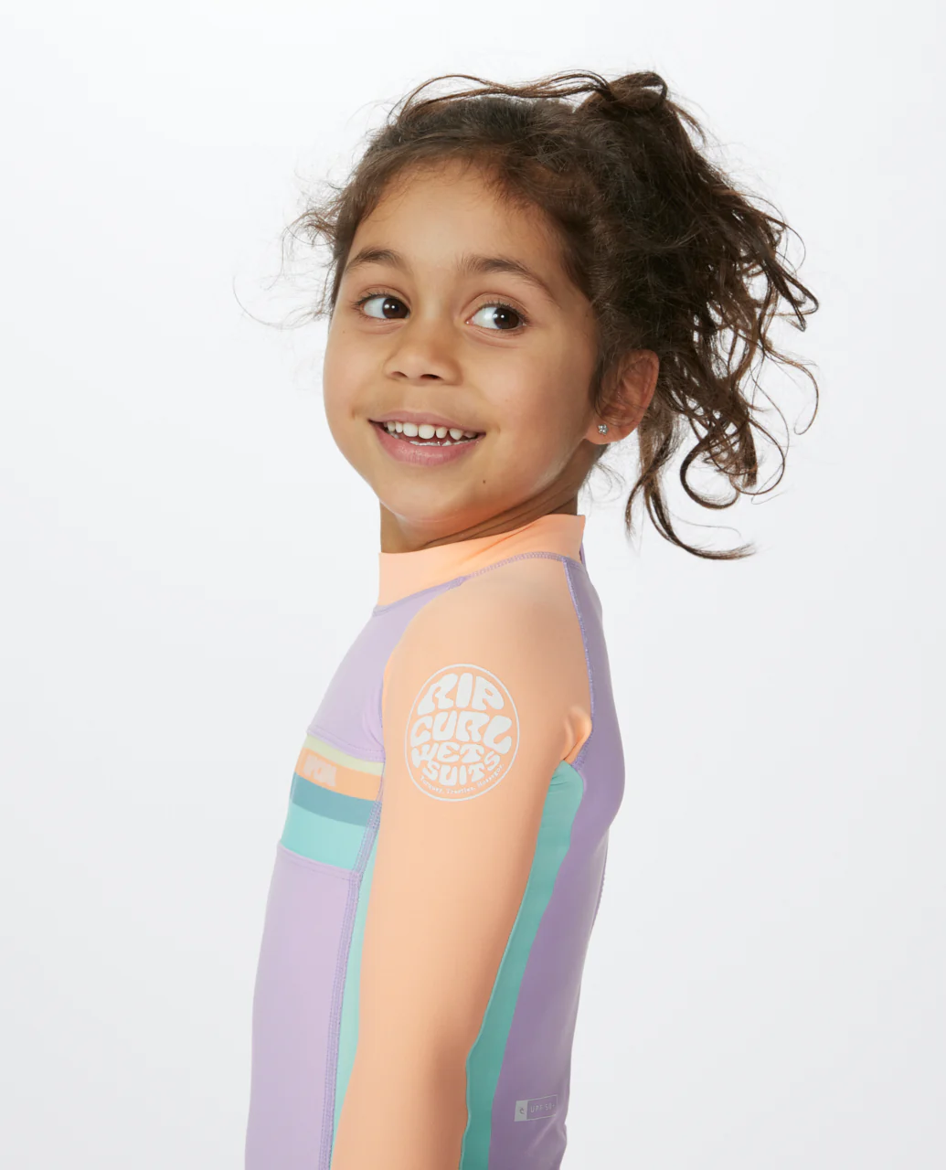 Rip Curl Kids Crystal Cove Long Sleeve UV Protect Surf Suit - Image 5