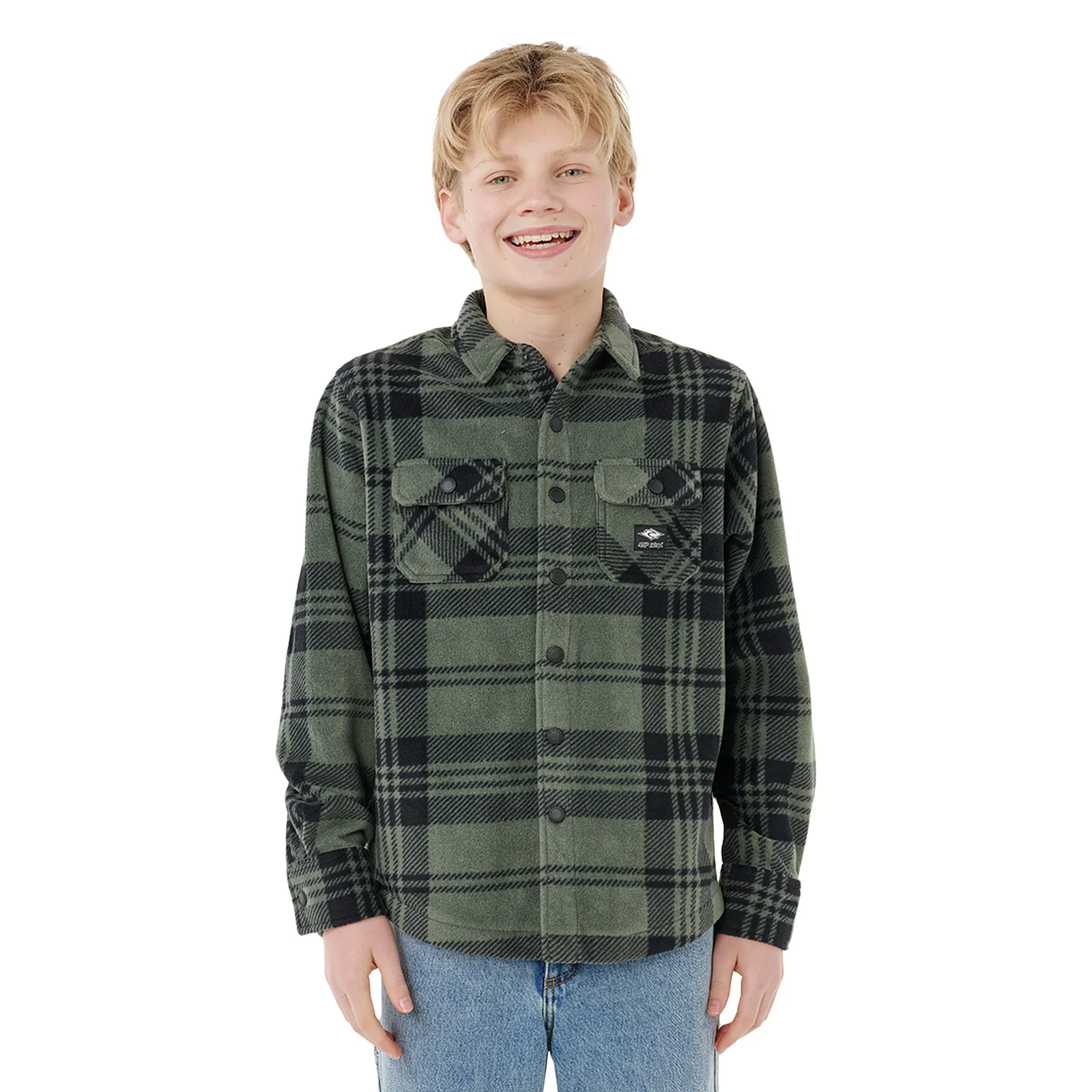Rip Curl Kids Fun Times Polar Fleece Long Sleeve Shirt - Image 4