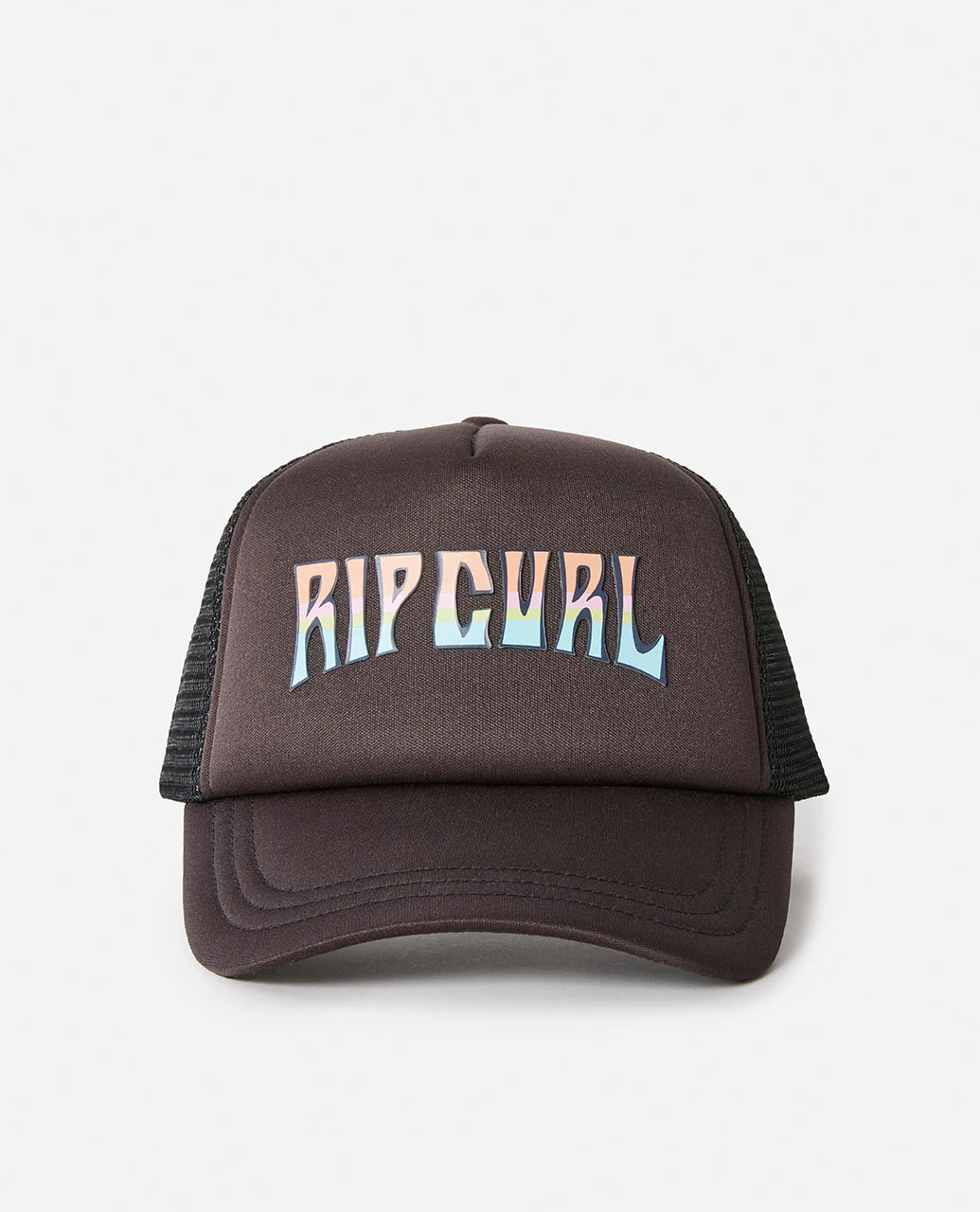 Rip Curl Kids Mixed Curved Visor Snapback Trucker Cap - Image 6