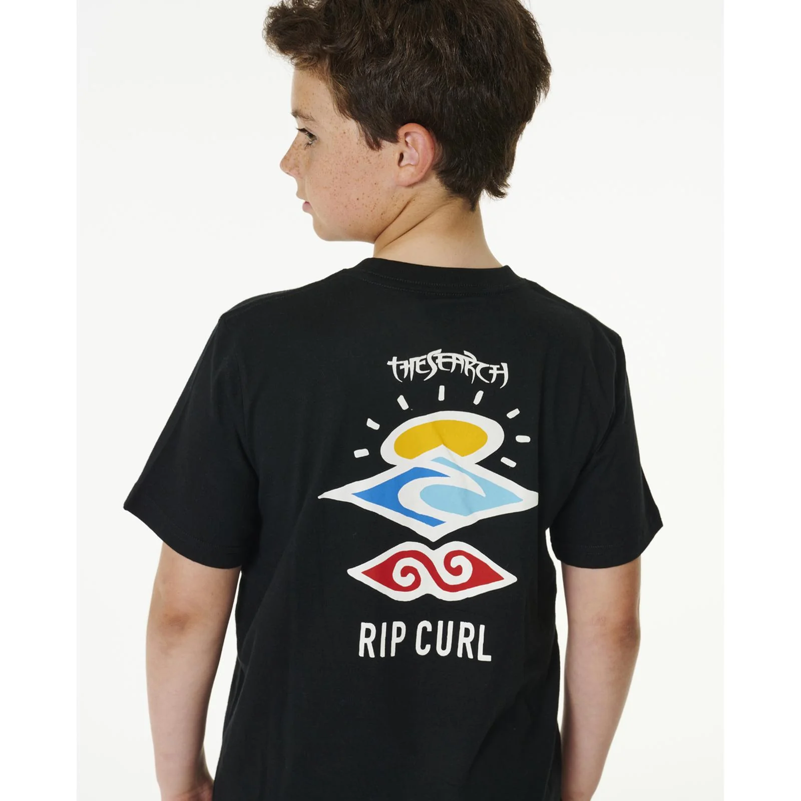 Rip Curl Kids Search Icon Short Sleeve Crew Neck T-Shirt - Image 15