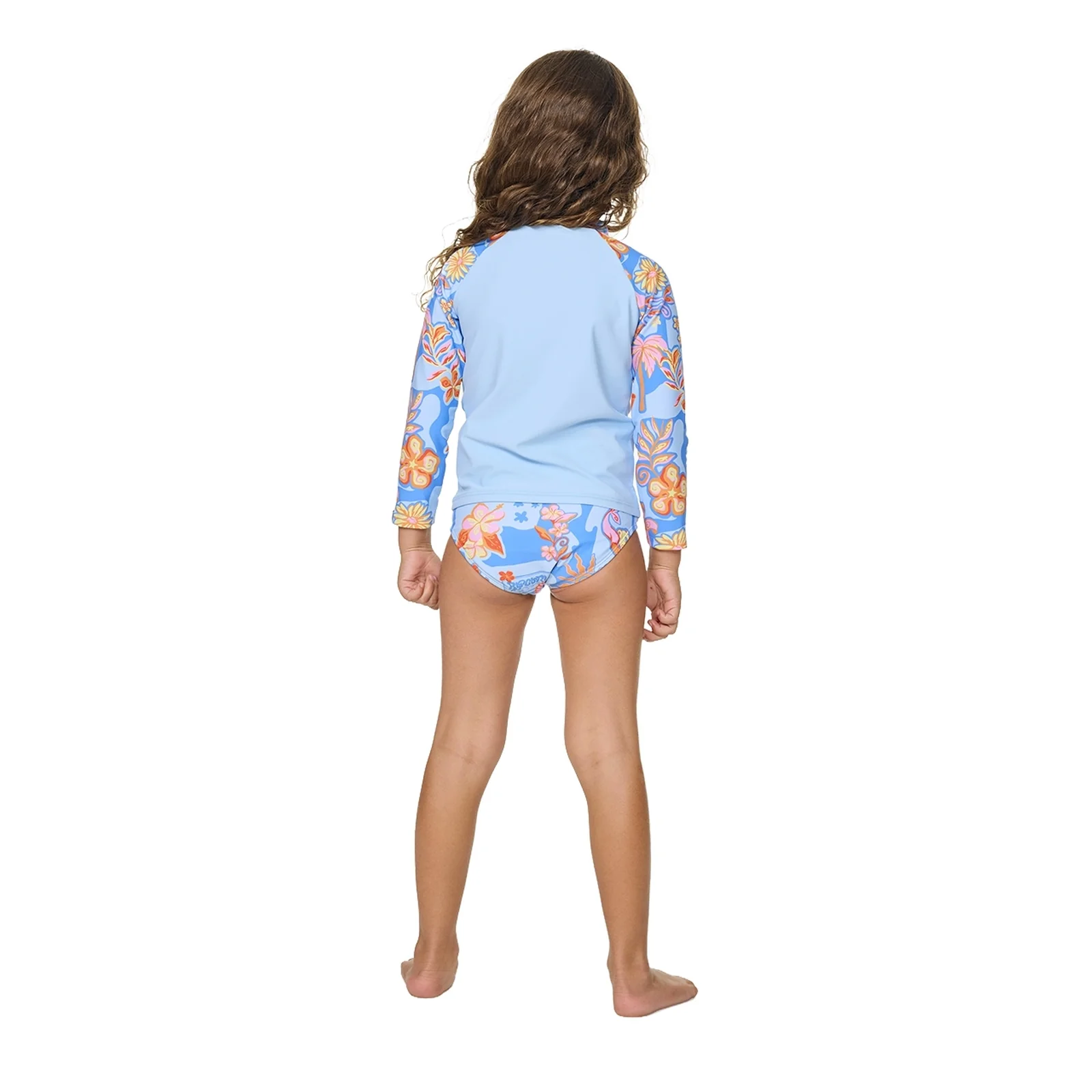 Rip Curl Kids Surf Magic Set Long Sleeve Rash Vest - Image 2