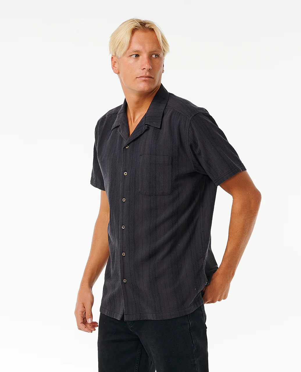 Rip Curl Mens Check Mate Short Sleeve Shirt - Image 2