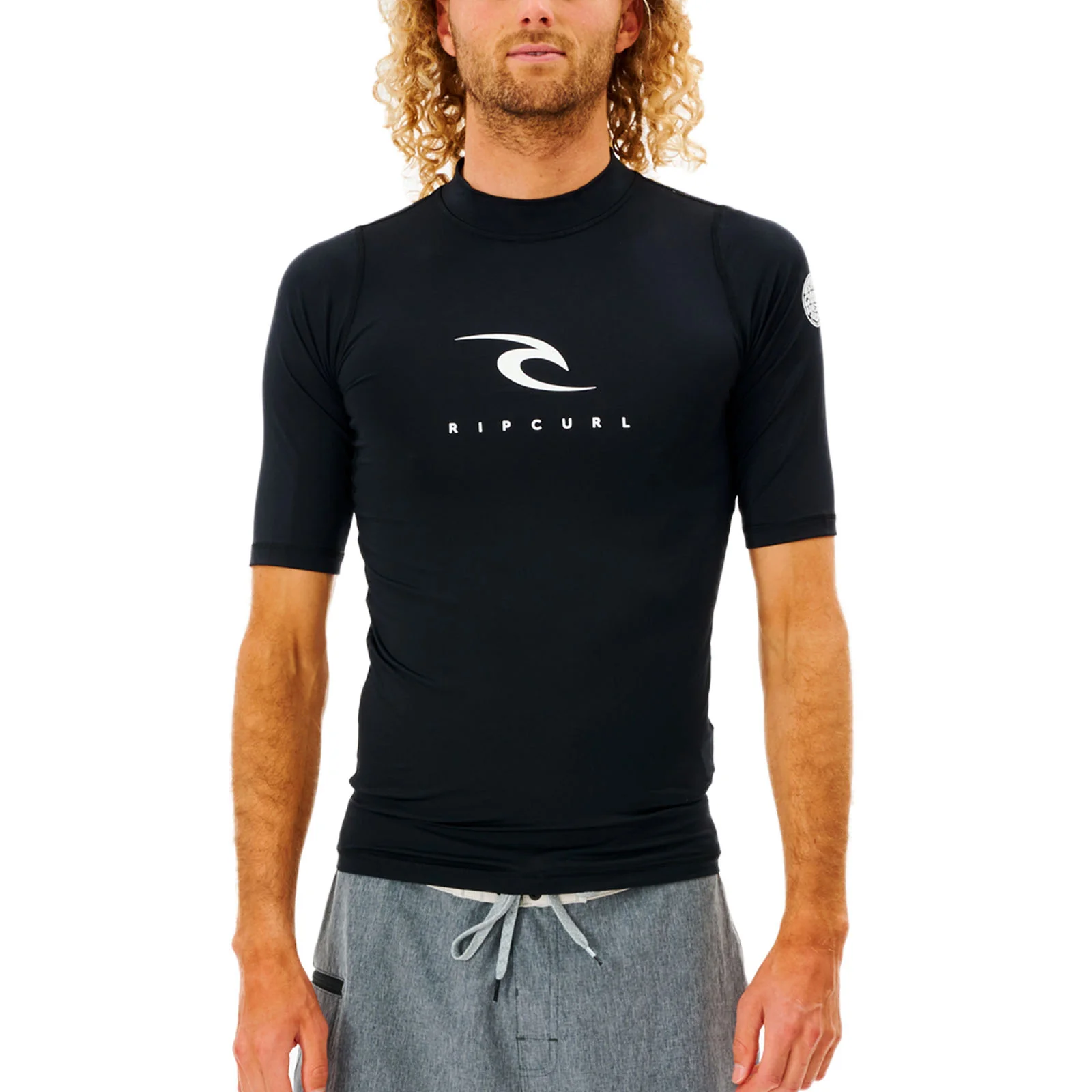 Rip Curl Mens Corps Short Sleeve T-Shirt Rash Vest - Image 4