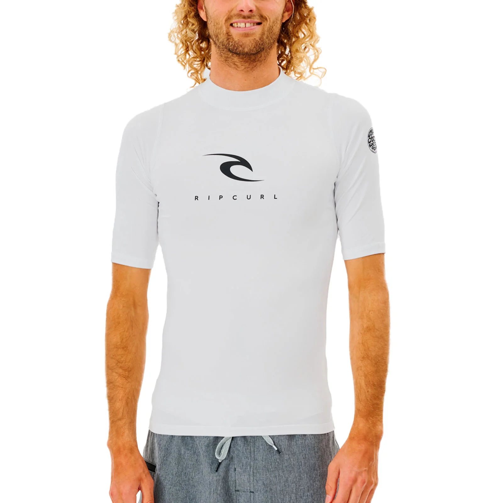 Rip Curl Mens Corps Short Sleeve T-Shirt Rash Vest - Image 6