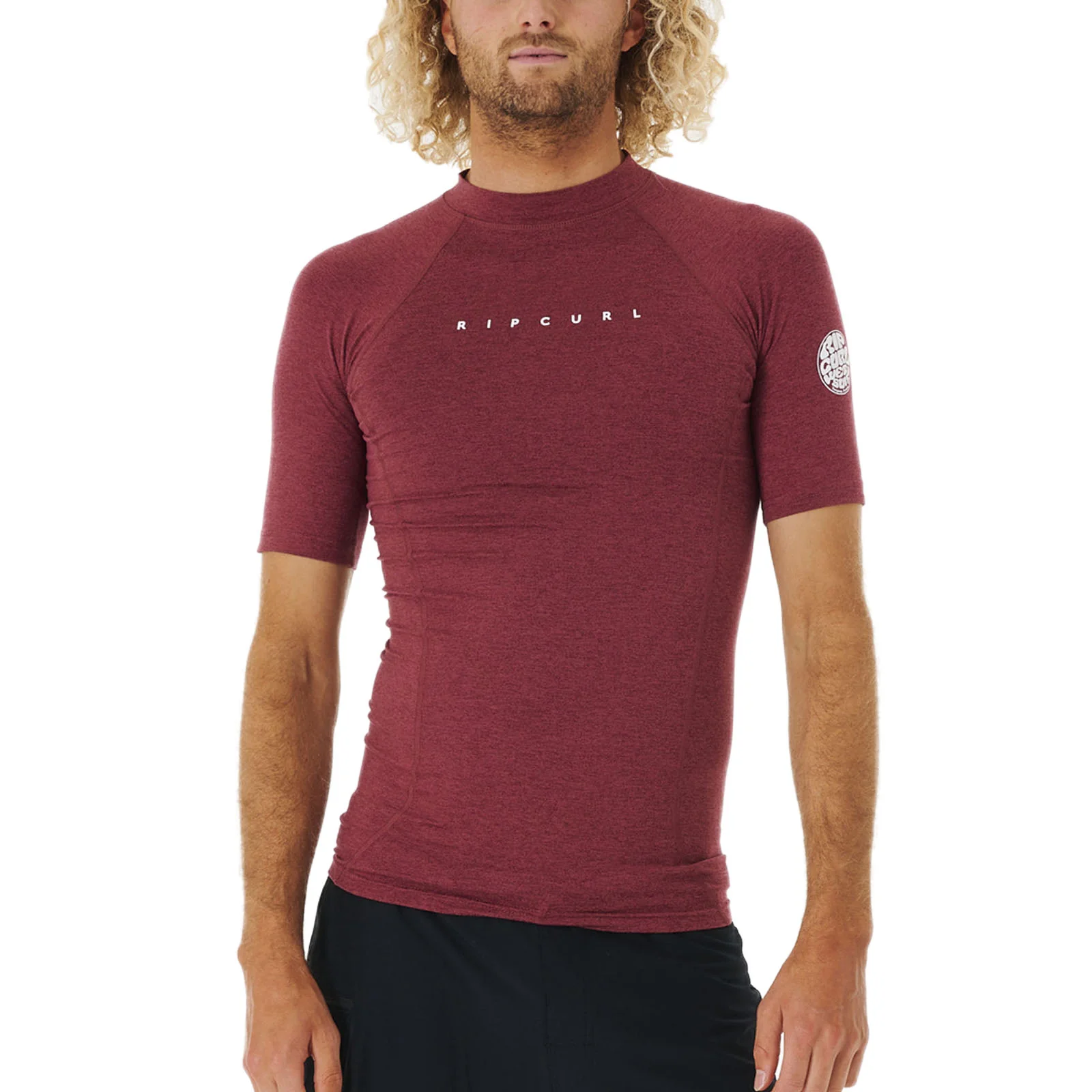 Rip Curl Mens Dawn Patrol Perf Short Sleeve UV Protect T-Shirt Rash Vest - Image 5