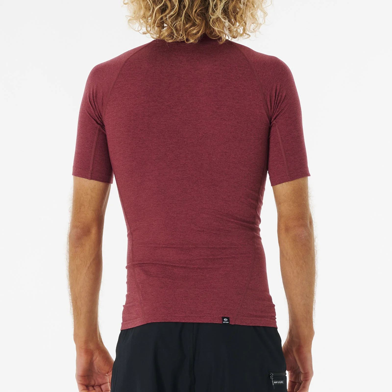Rip Curl Mens Dawn Patrol Perf Short Sleeve UV Protect T-Shirt Rash Vest - Image 9