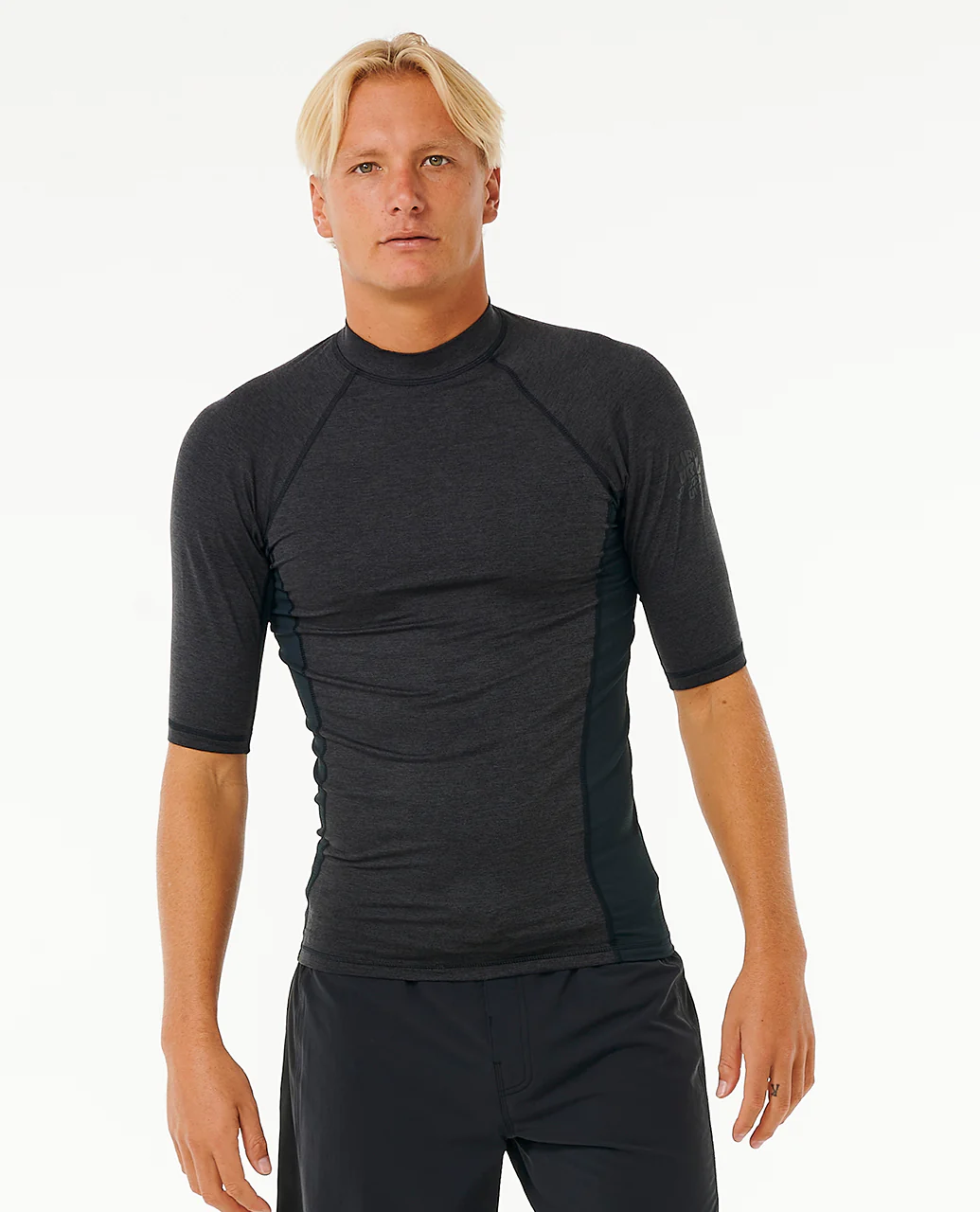 Rip Curl Mens Dawn Patrol UPF 50 Perf Short Sleeve Rash Vest - Image 3