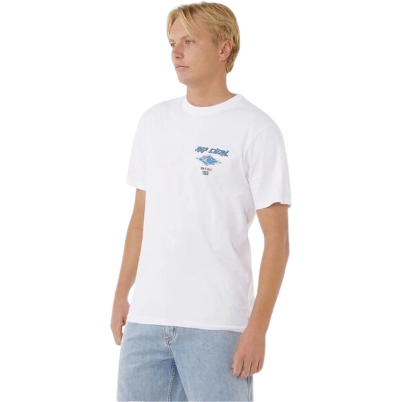 Rip Curl Mens Fade Out Icon Short Sleeve T-Shirt - Image 22