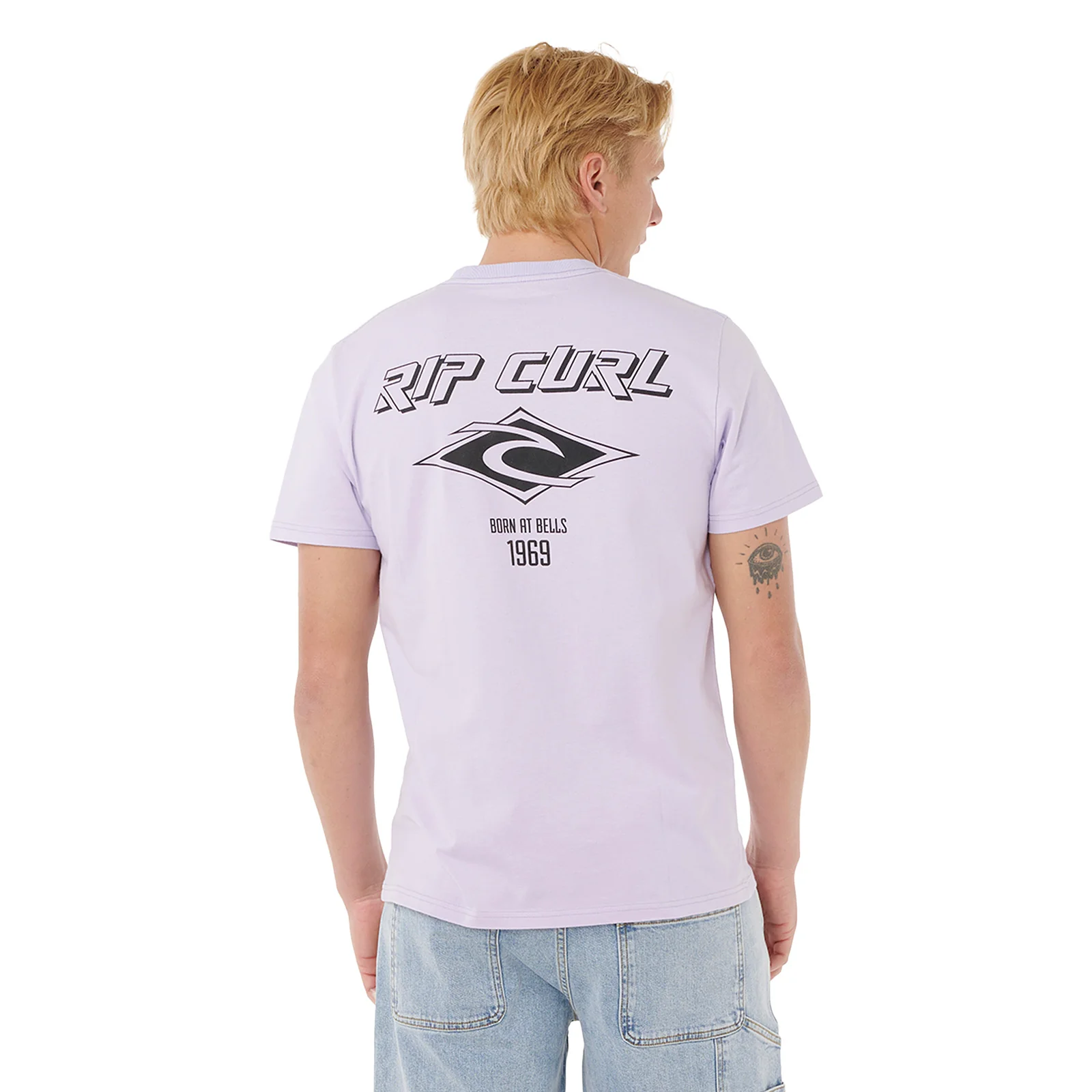 Rip Curl Mens Fade Out Icon Short Sleeve T-Shirt - Image 24