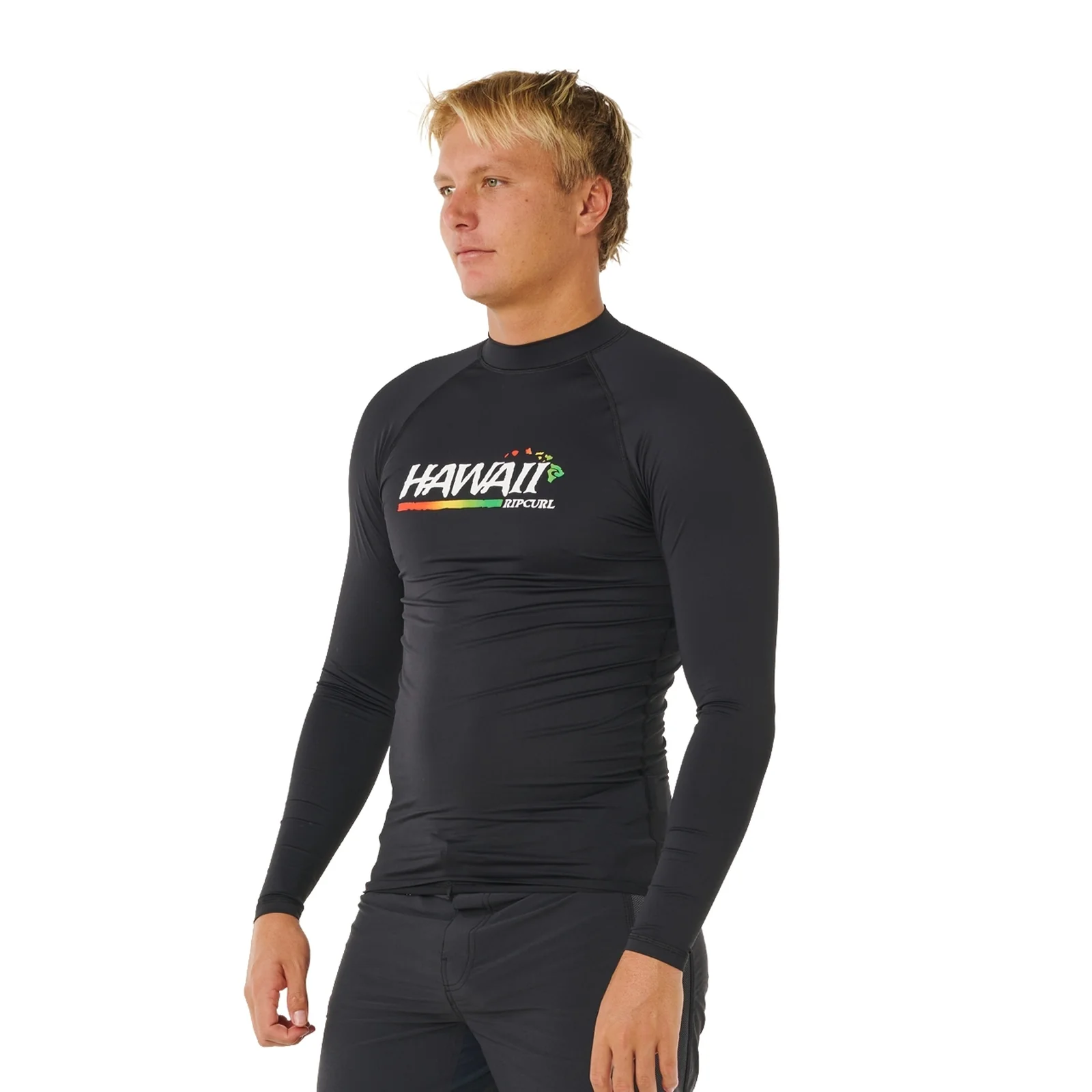 Rip Curl Mens Hawaii Gritty UPF Long Sleeve Rash Vest - Image 7