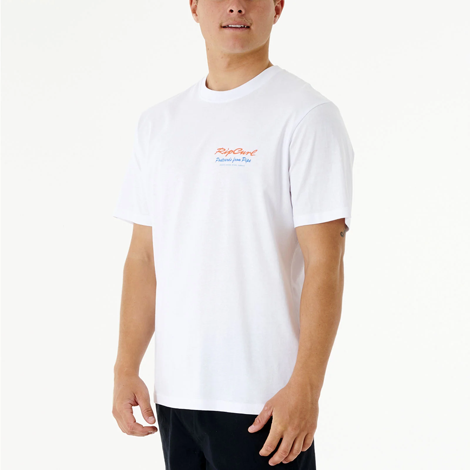 Rip Curl Mens Postcards 2nd Reef Crew Neck Cotton T-Shirt - Image 6
